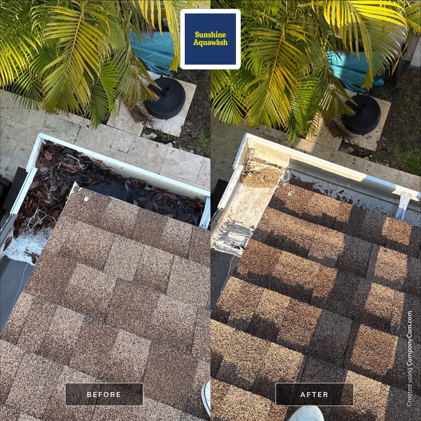 Gutter Cleaning Project – Oakley Place Community, Ellenton, FL by Sunshine AquaWash