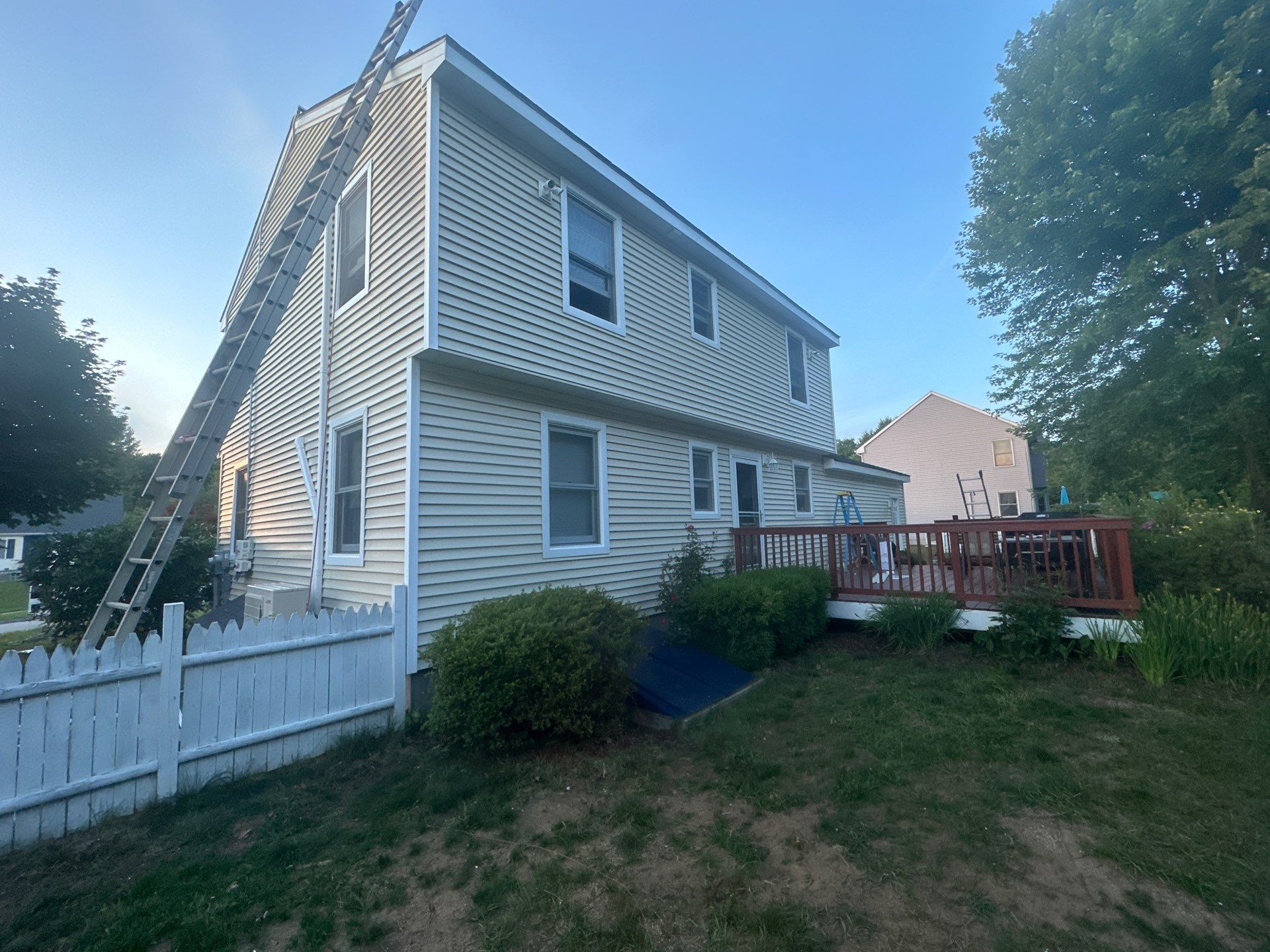 Siding Installation using CertainTeed Monogram Vinyl Siding - D4 - Desert Tan by A Plus Exterior
