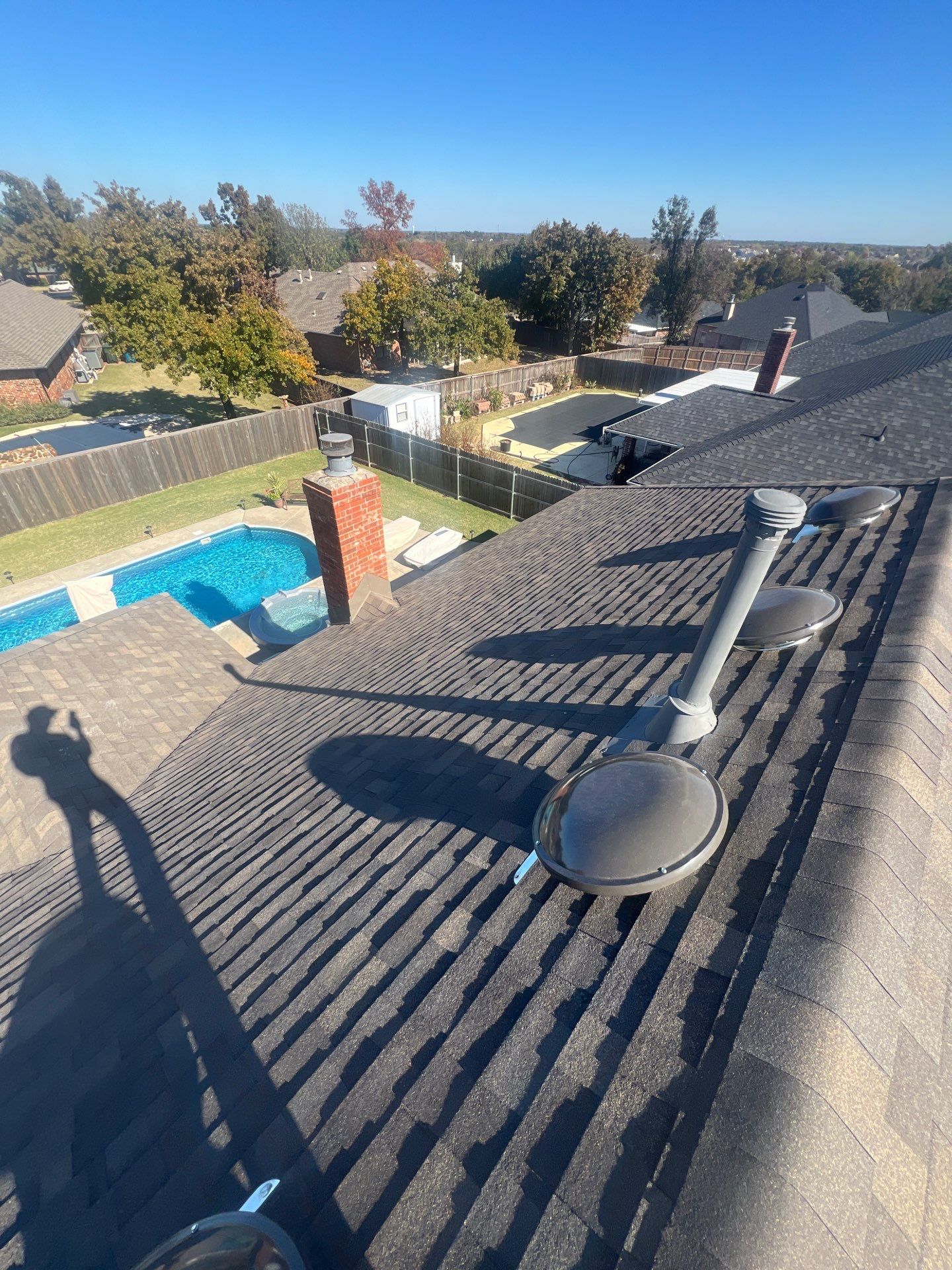 roof replacement & gutter installation in Midwest City by McCann's Roofing and Construction