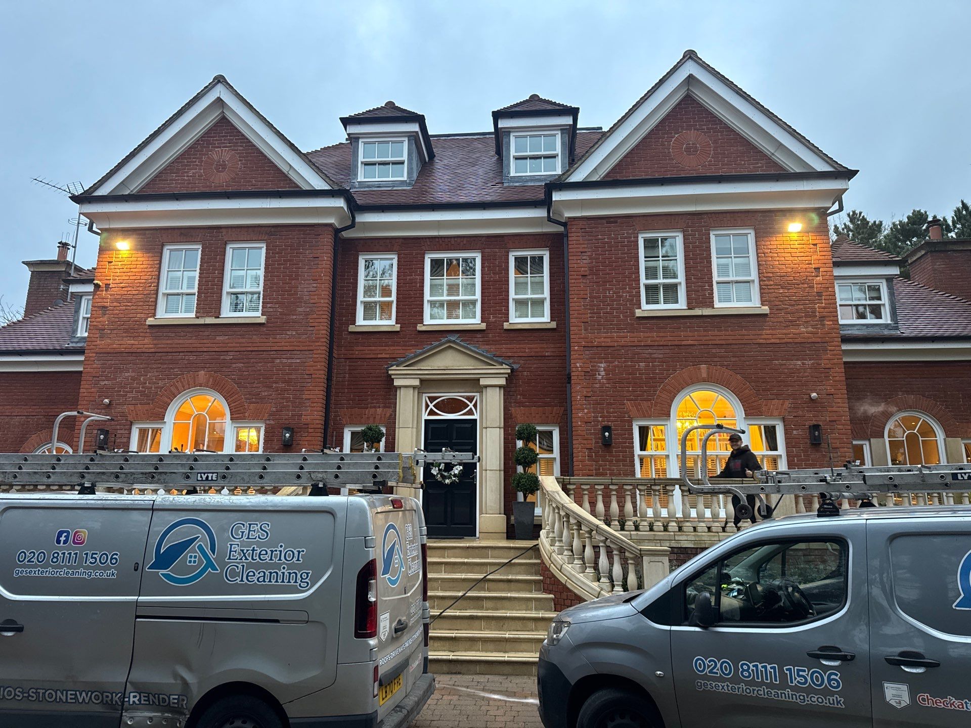 Roof Clean  - Moss Removal - Gutter Clean using Honda 15lpm Low Pressure Washing Machine by Ges Exterior Cleaning ltd
