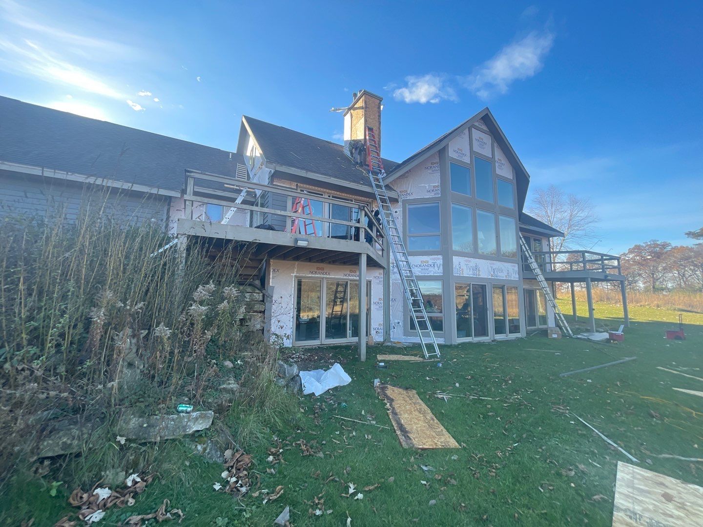 Siding Installation using Norandex Polar Wall Plus Siding, Window Wraps by Total Exteriors