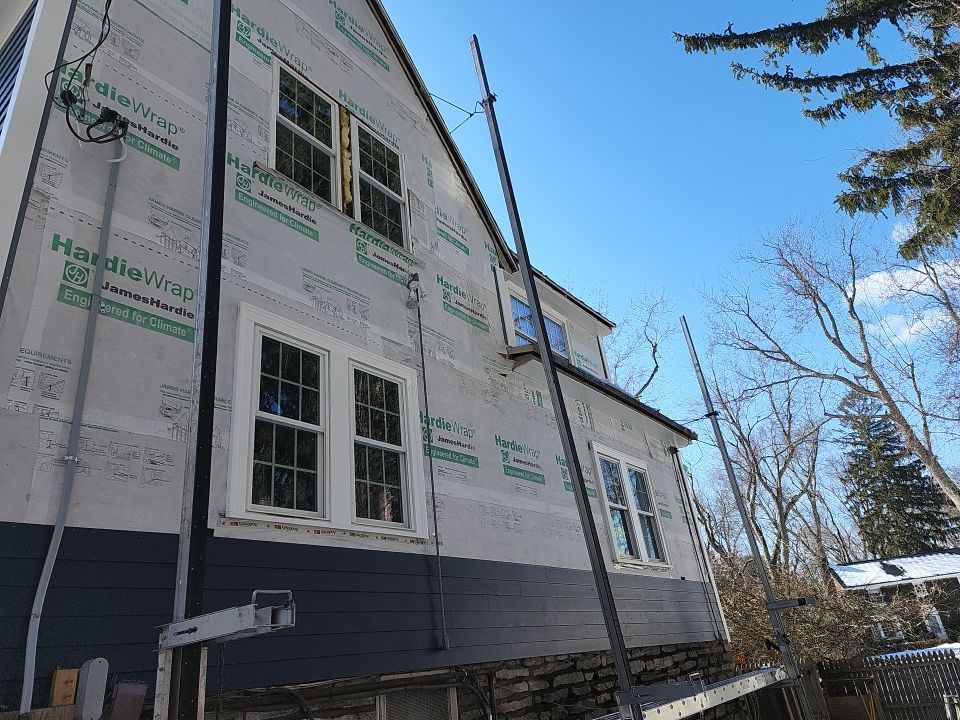 Siding Installation using James Hardie by UBrothers Construction