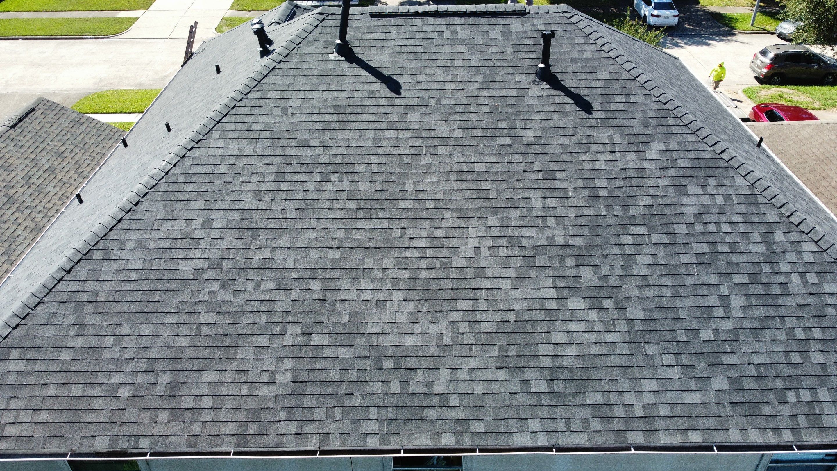 Reroof Project after Storm Beryl by Berry Good Roofing 