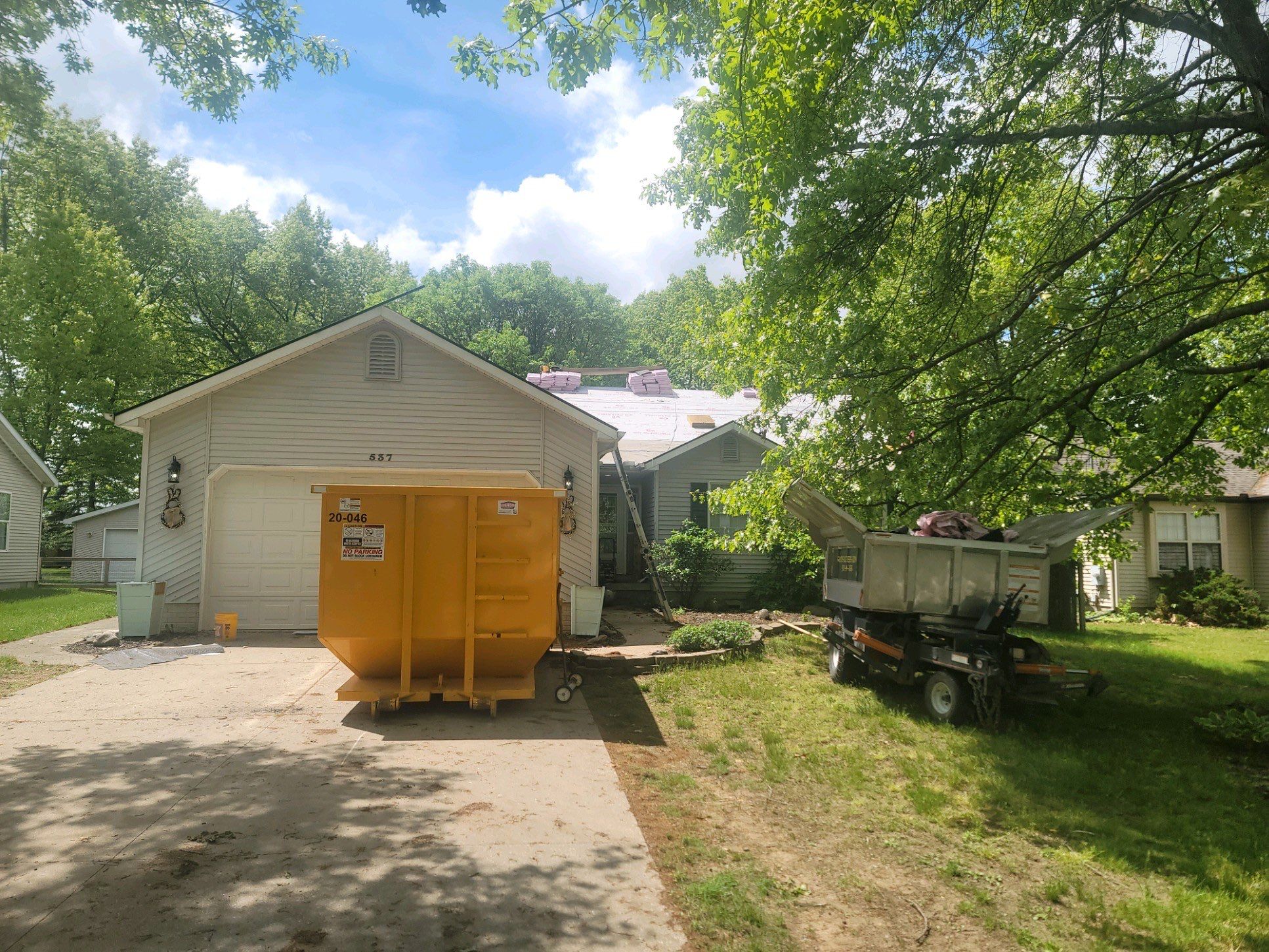 Residential Roofing Installation using Owens Corning Duration Onyx Black by JNR Roofing LLC