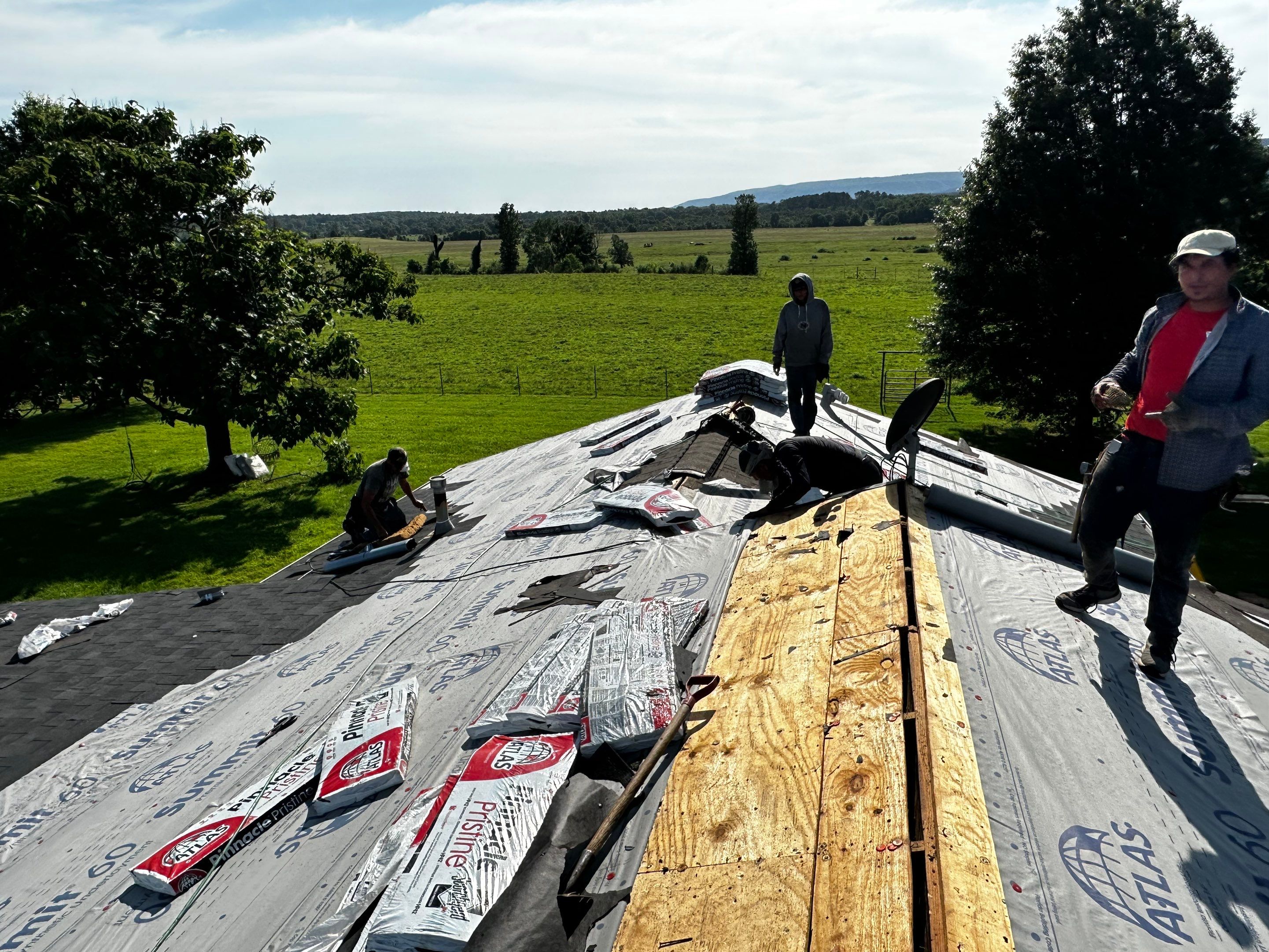 Residential Roof Replacement - Atlas Pinnacle Pristine w/ Scotchguard - Color Black Shadow  by Titan Commercial & Residential Roofing 