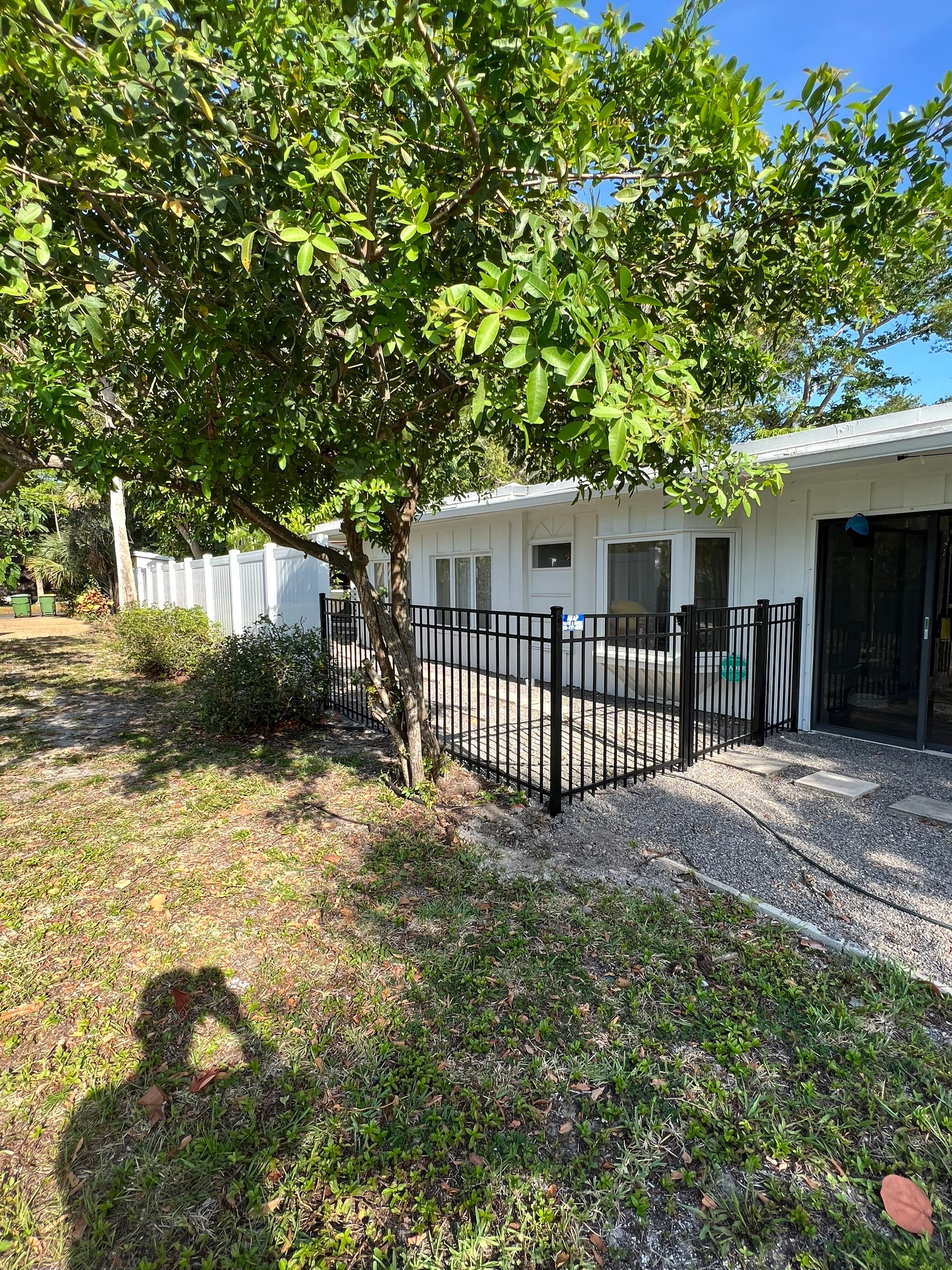 Sarasota, FL 4ft. Tall Black 3-Rail Aluminum Fence by Asap fence and gates, LLC