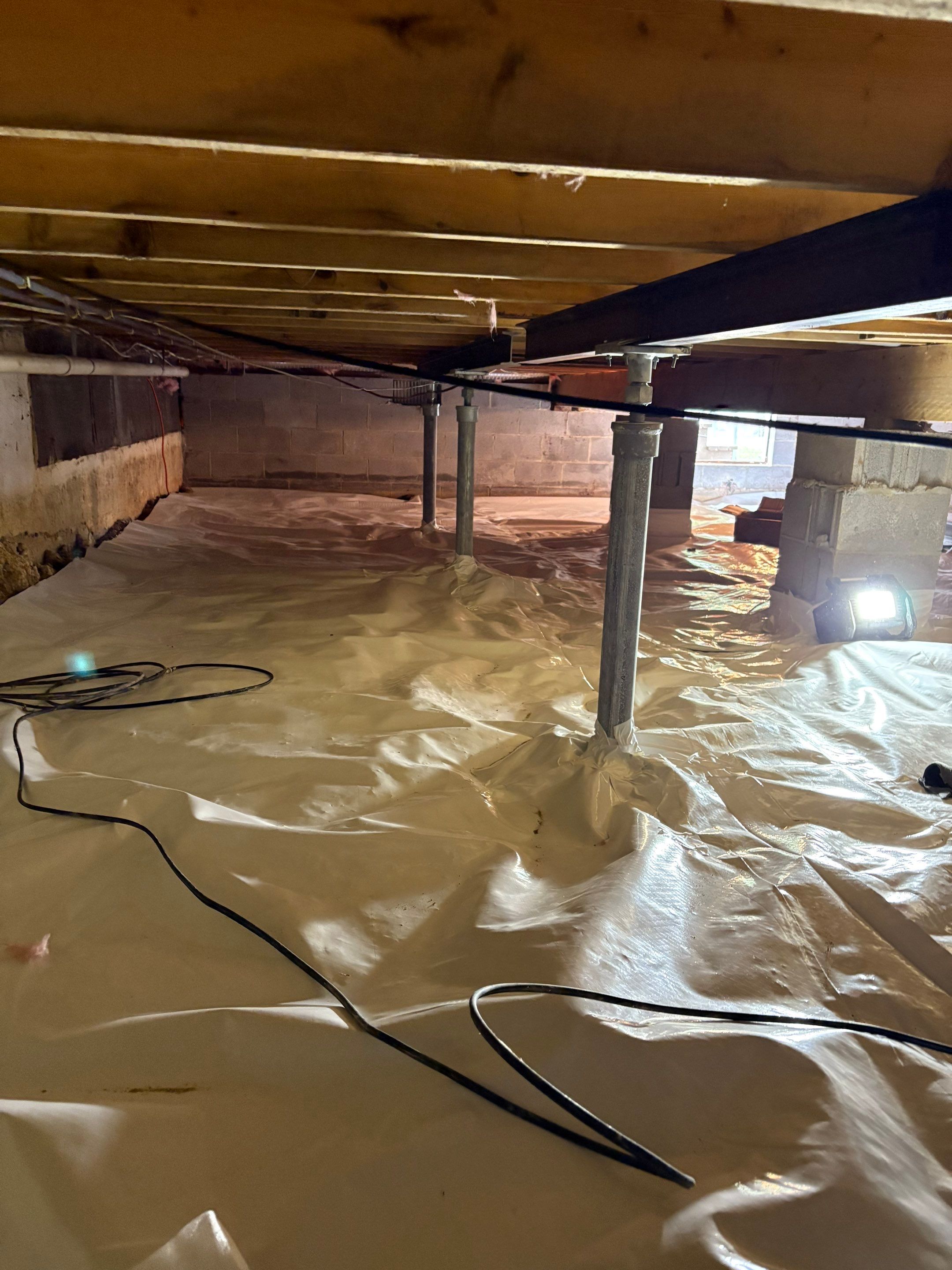 Project in Stephens City by HomeGuard Foam and Foundation