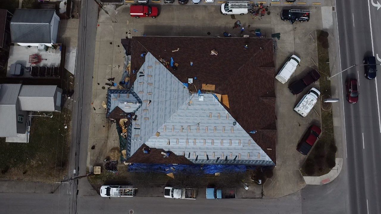 Commercial Roofing Installation using Certainteed Landmark Pro Shingles by Fahey Roofing + Contracting