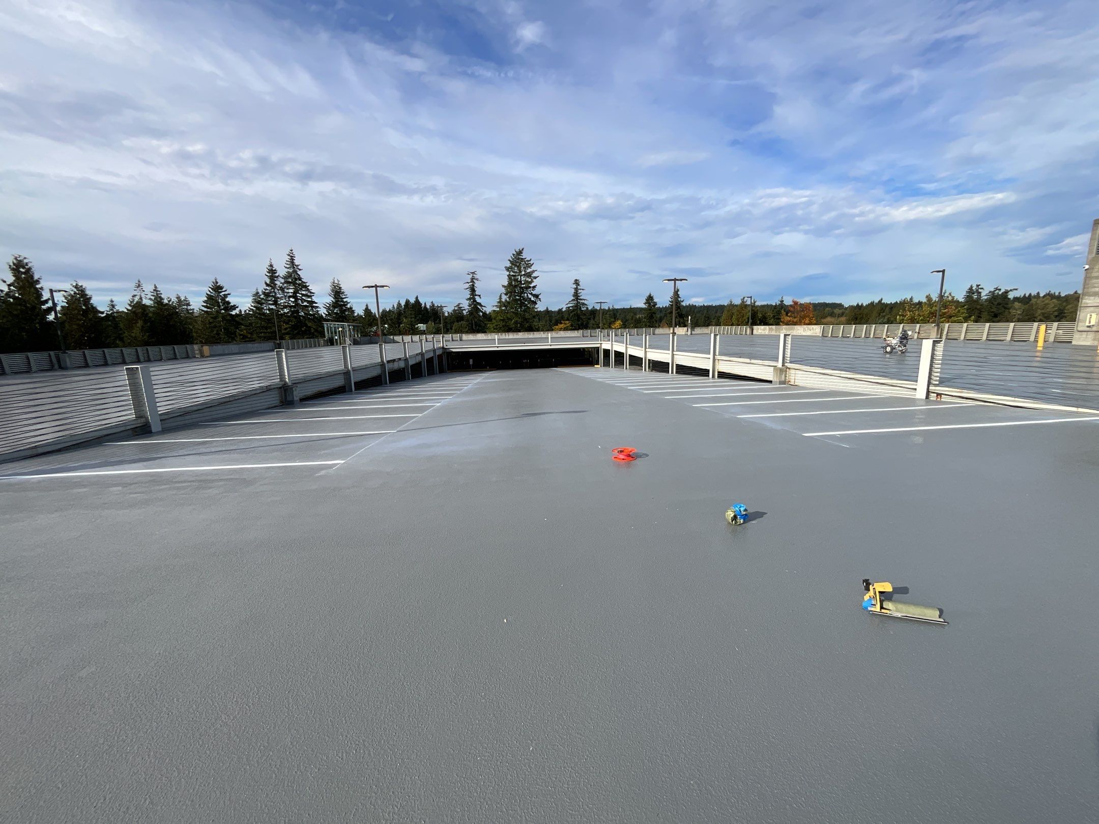 Corti Construction | Striping for Concrete Parking Lot by Jireh Asphalt & Concrete Inc 