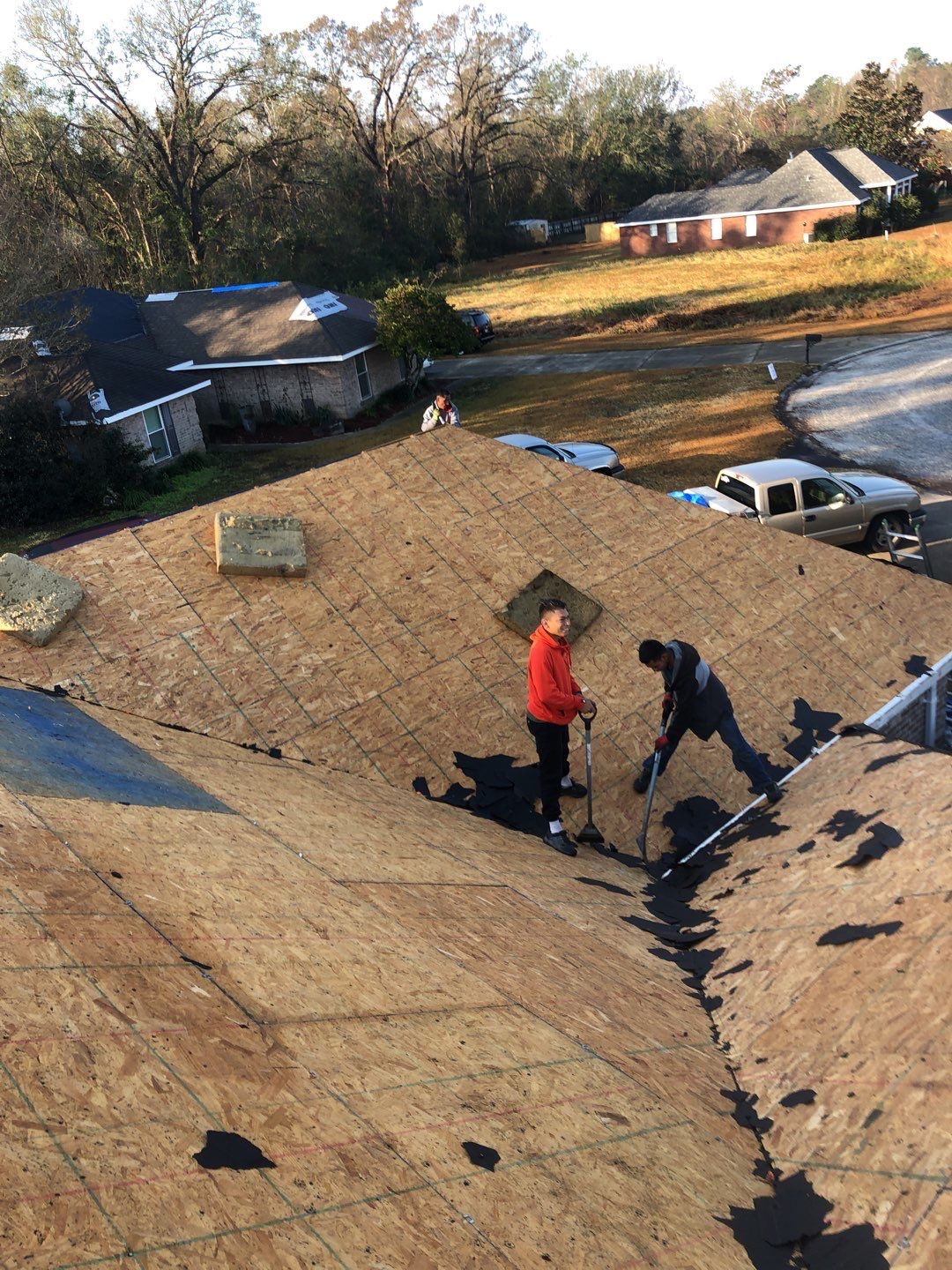 Residential Roofing Installation using Roof Replacement by American Roofing & Construction LLC