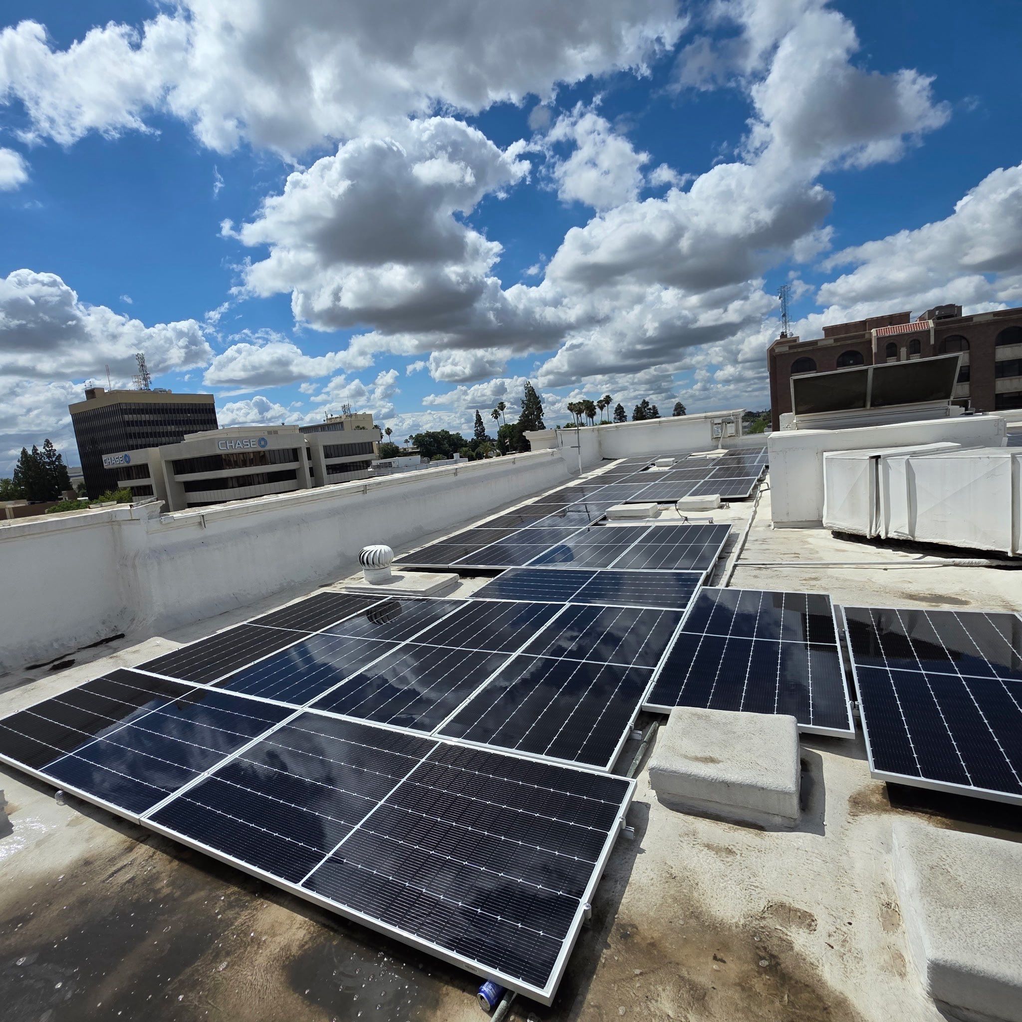 Commercial Solar Panel Cleaning by Palm Coast Solar Cleaning