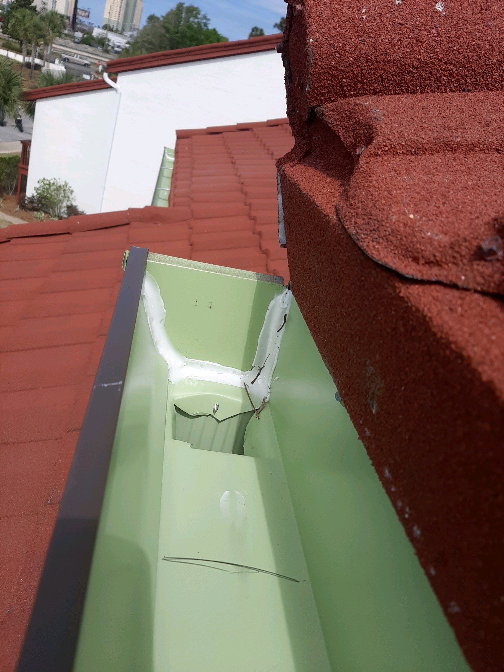 Gutter Installation using 6 Inch Seamless Gutters in Musket Brown by Gutter Professors