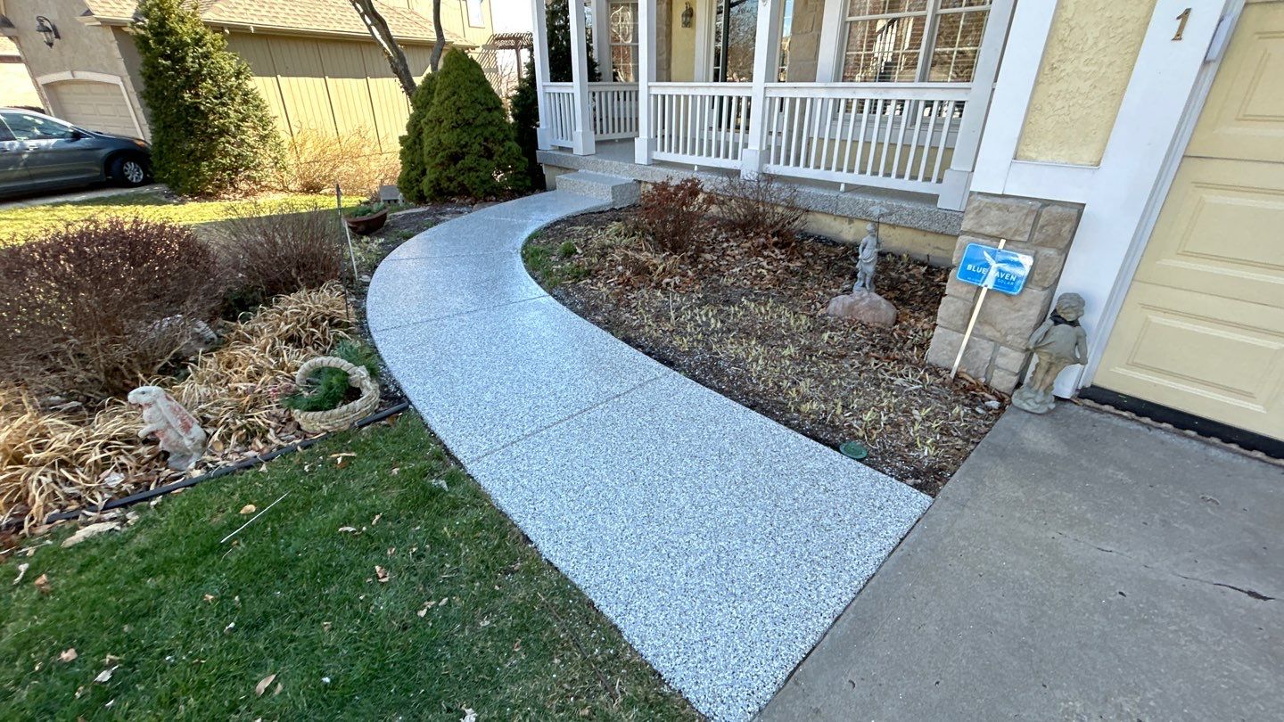 Patio using Cabin Fever by Select Painting, Coatings & Garage Cabinets