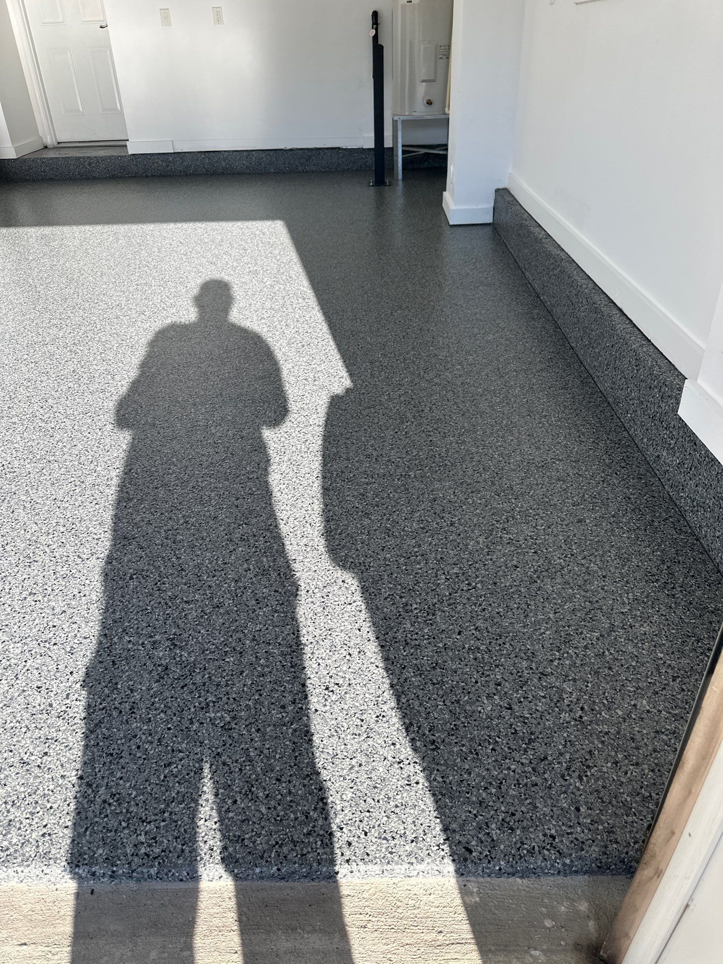 Garage Floor Coating using Nightfall by My Garage Floor Guys