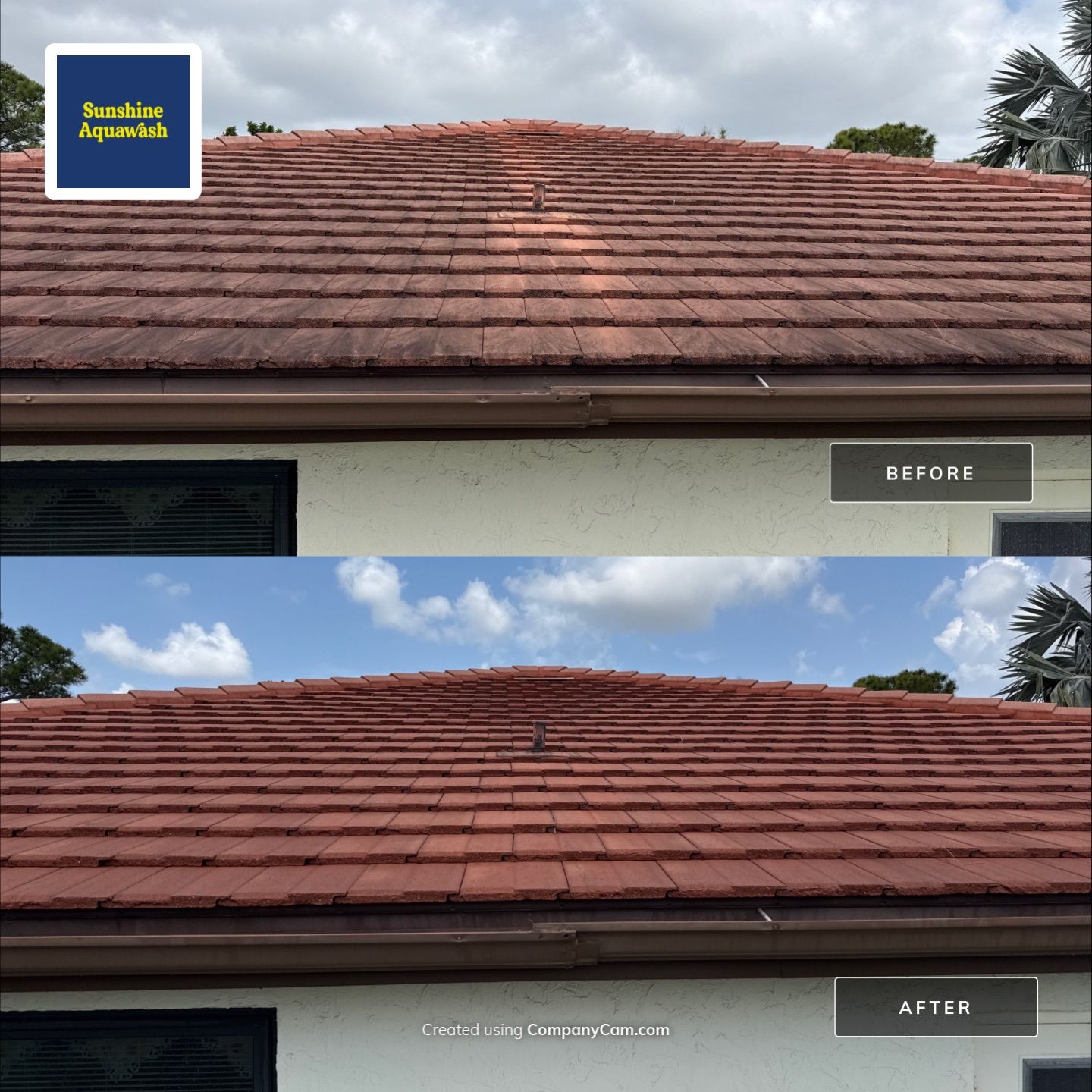 Tile Roof Cleaning – Vivenda at Bradenton I (Same-Day Service & Facebook Review) by Sunshine AquaWash
