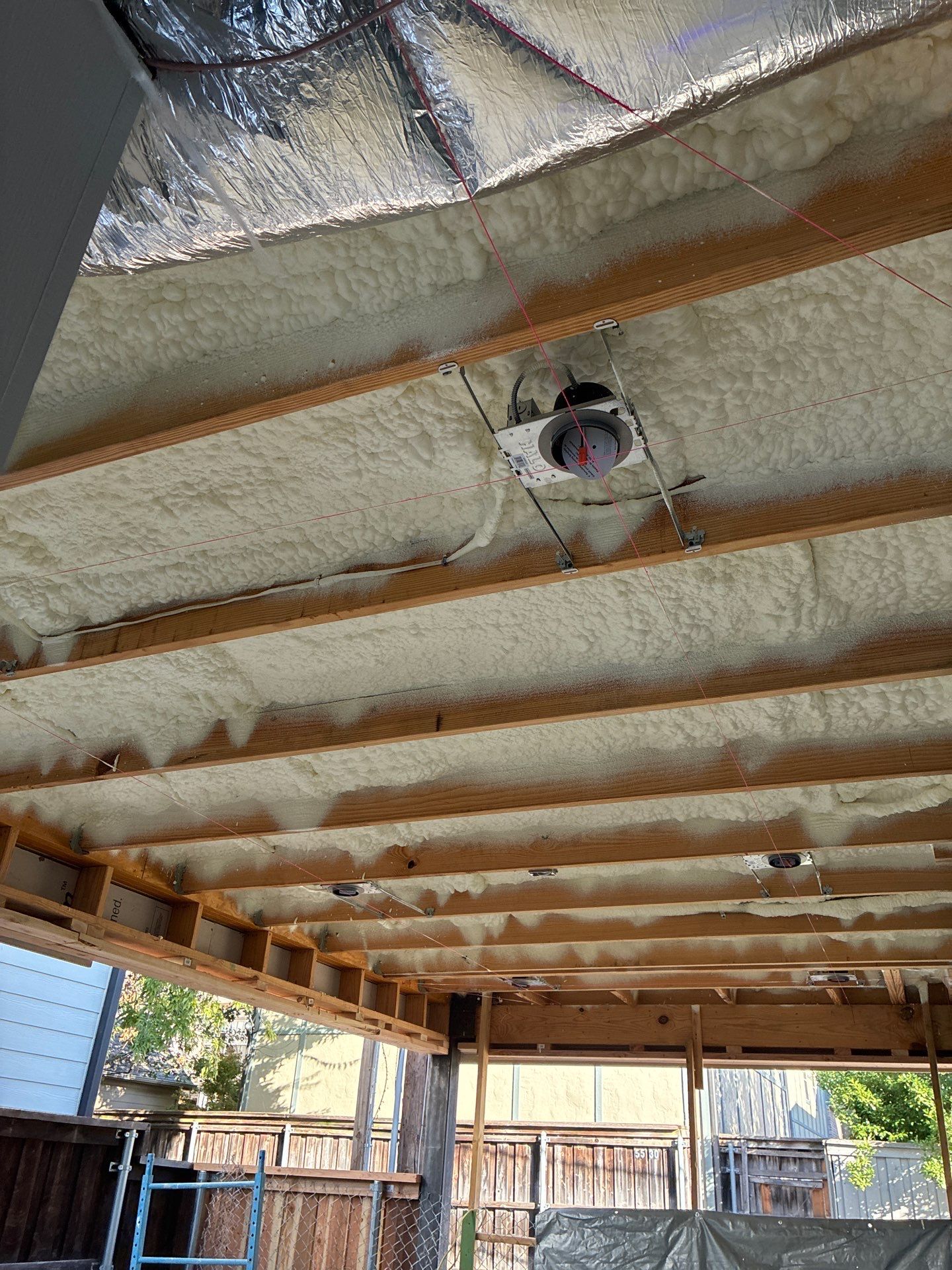 Fully encapsulated Dallas custom home  by Apex Insulation Solutions