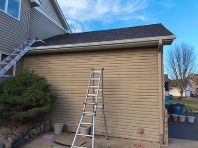 5-Inch Gutter Installation with Leaf Exterminator Gutter Guards – Forrest Lake, MN
