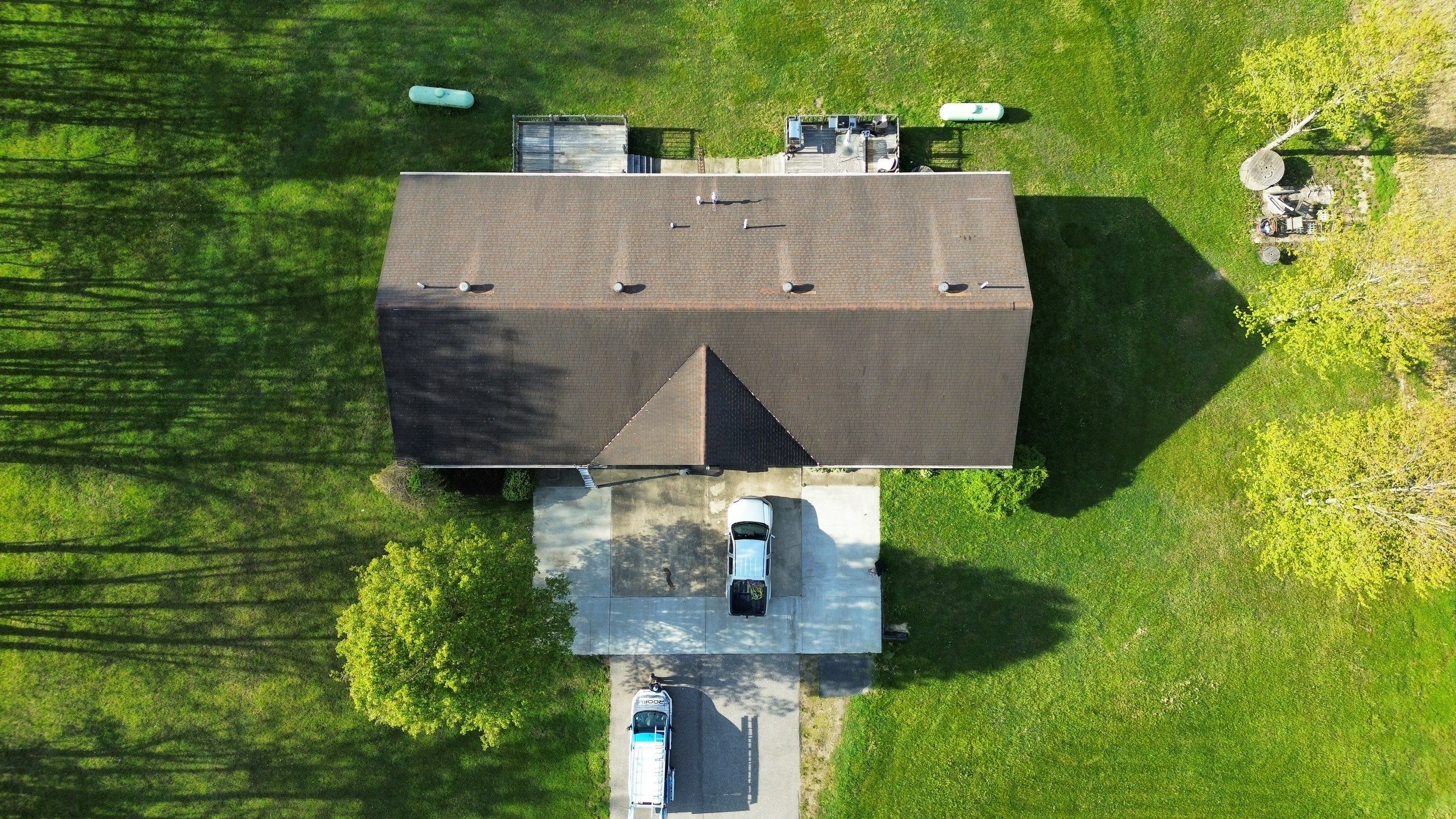 Residential Roofing Installation using Performance Panel Metal - Coca Brown by RoofX 