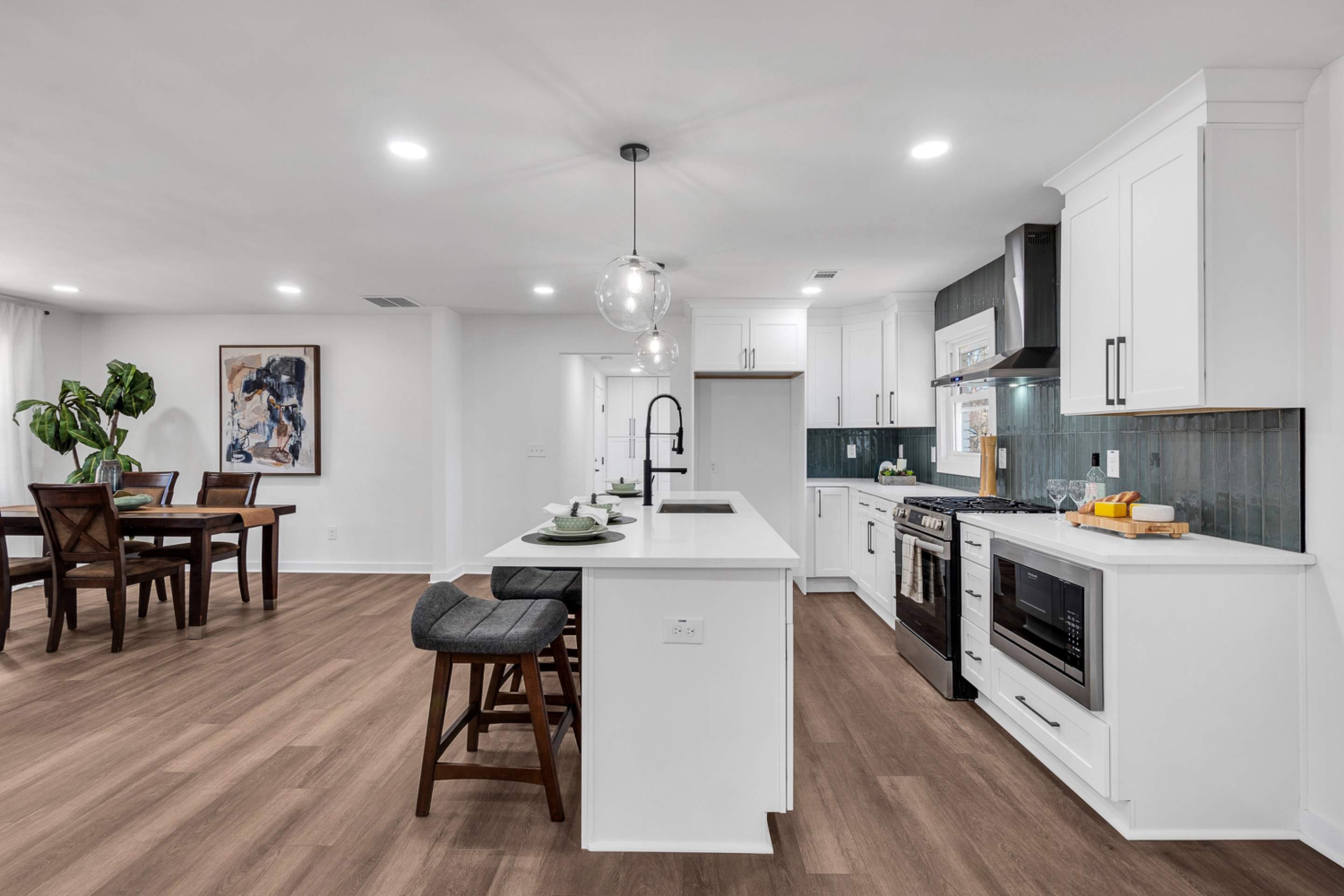 Complete Interior Home Renovation and Basement Finishing in Marietta by Swift Home Renovations 
