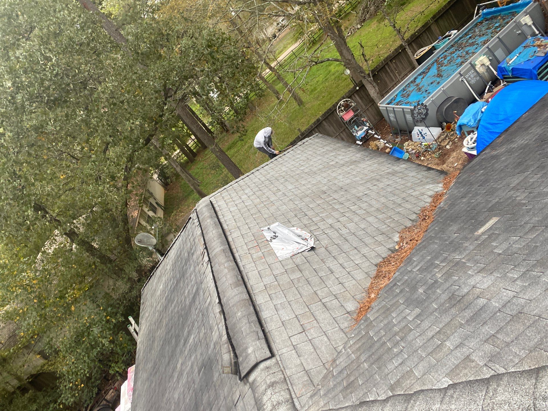 Residential Roofing Installation using Owen's Corning Duration (Lifetime) Shingles by Roof Repair Company