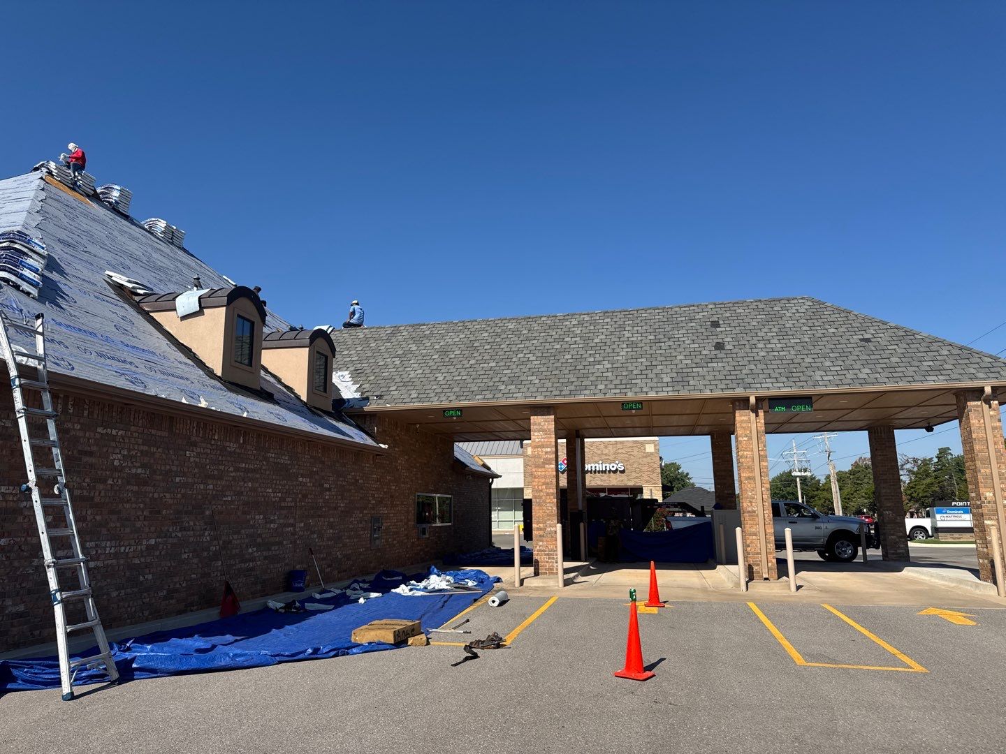 Bank Reroof by Castillo Roofing