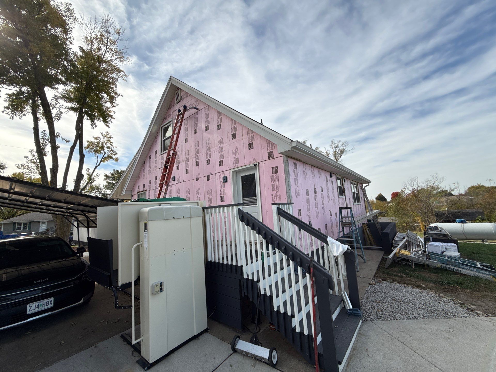 Out with the Old , in with the Blue  by EEC  Windows, Siding & Roofing 