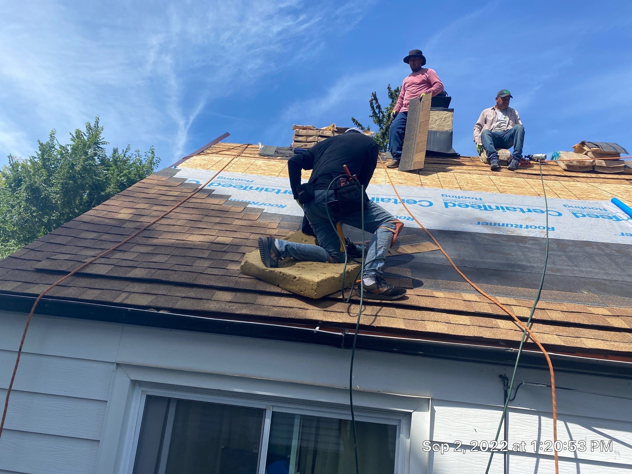 Roof Replacement using CertainTeed Landmark by 180 Contractors