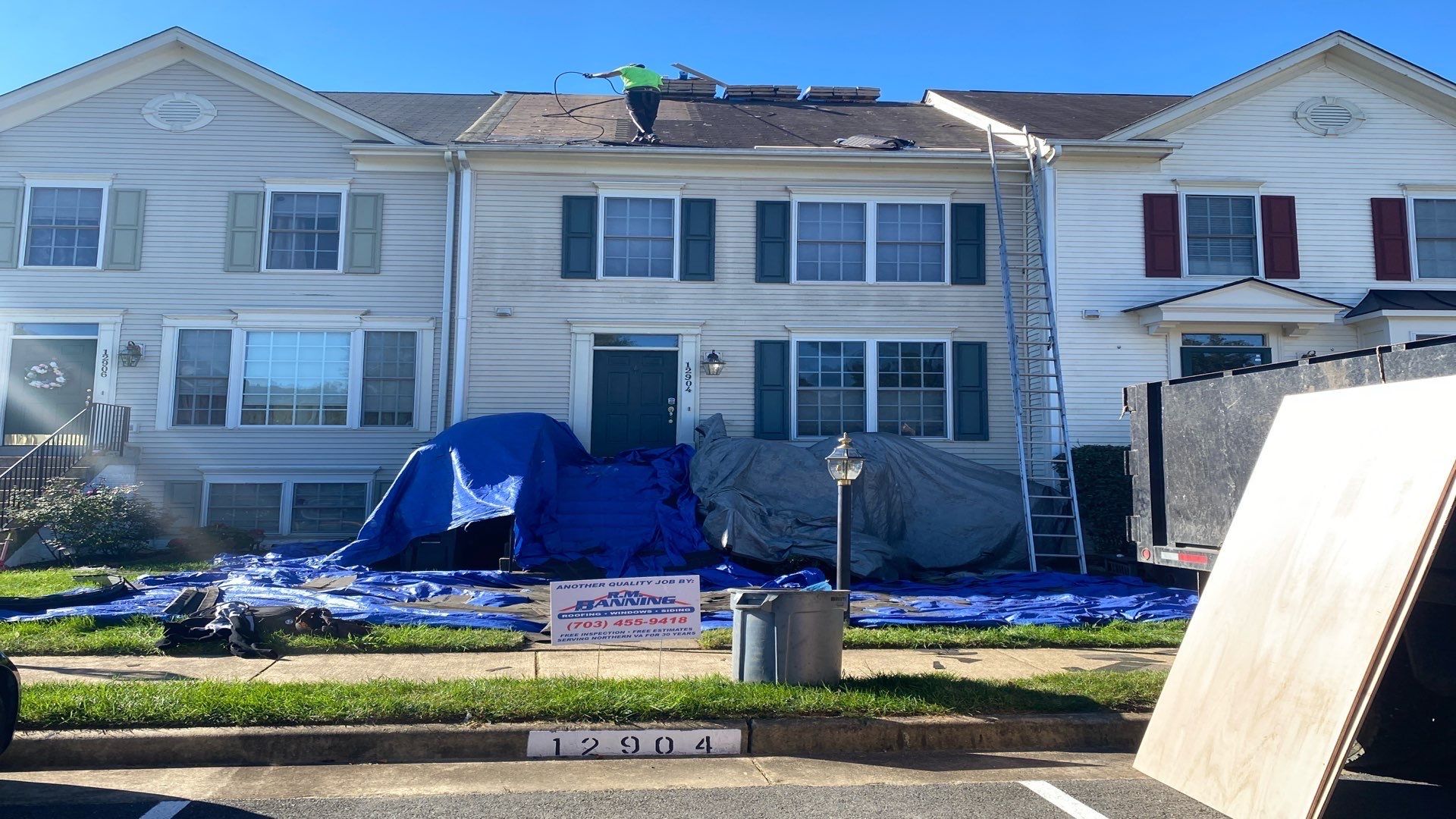 Woodbridge: Residential Roof Replacement with CertainTeed Landmark Pro Designer Shingles in Max Def Georgetown Gray by RM Banning, Inc.