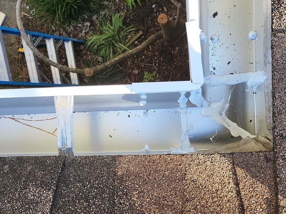 Seamless Gutter Installation using K-Style Seamless Gutters and LeafBlaster Pro Gutter Guards by Gutter Professors