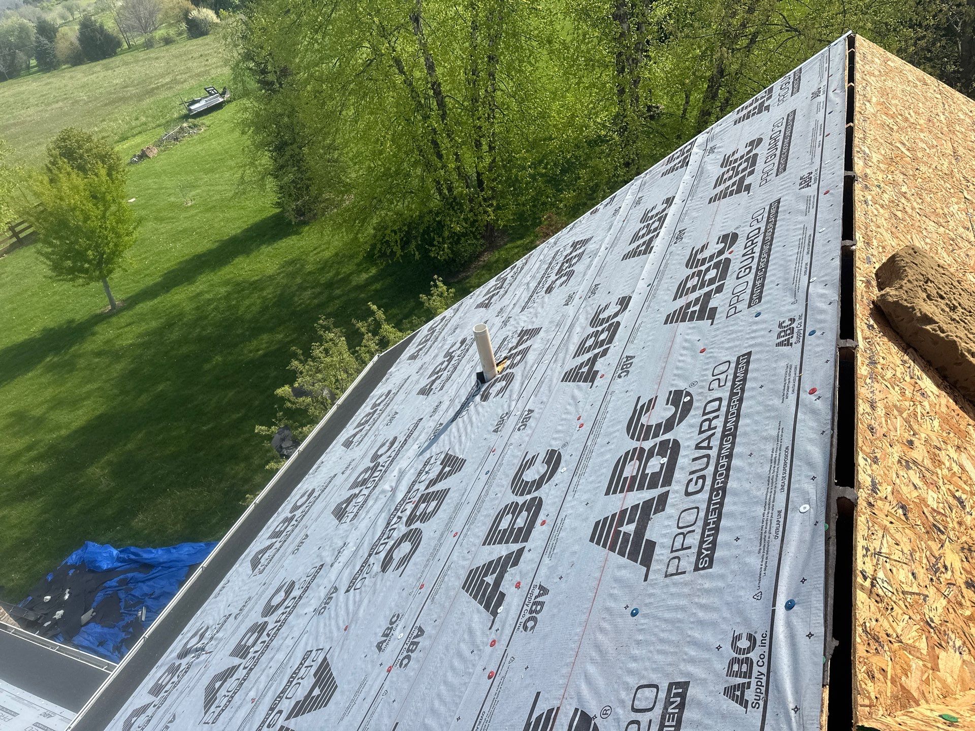 Residential Roofing Installation using Duration Series Shingles - Driftwood by RoofX 