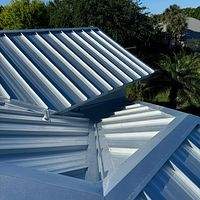 24ga 1.5" Mechanical Seam Mill Finish by Total Roofing System The Metal Roof Experts