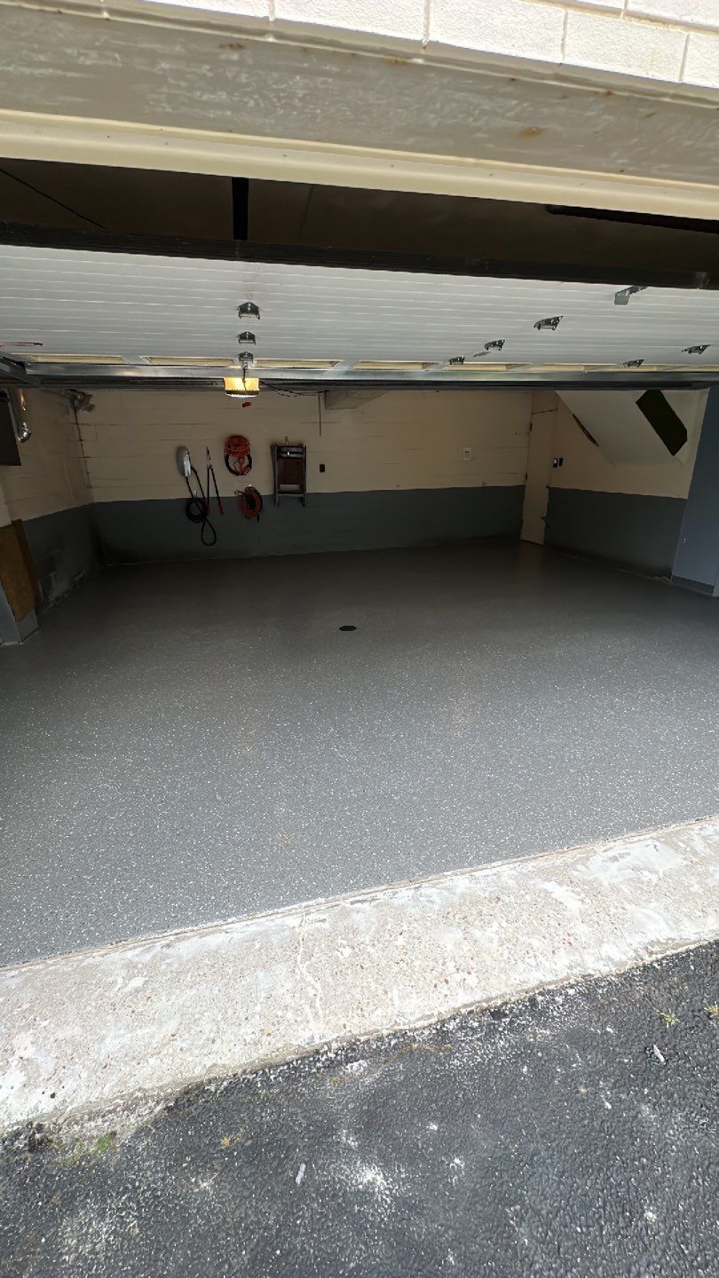 Garage + Porch + Steps Project in Pittsburgh by Floors in a Day, Inc