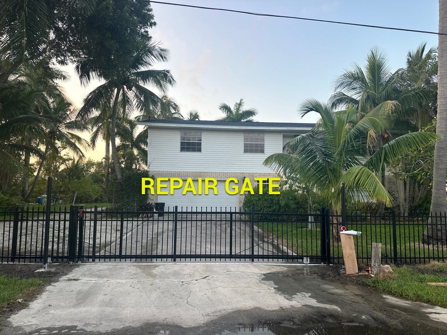 Aluminum Fence Installation using 3 Rail Aluminum Fence by Asap fence and gates, LLC