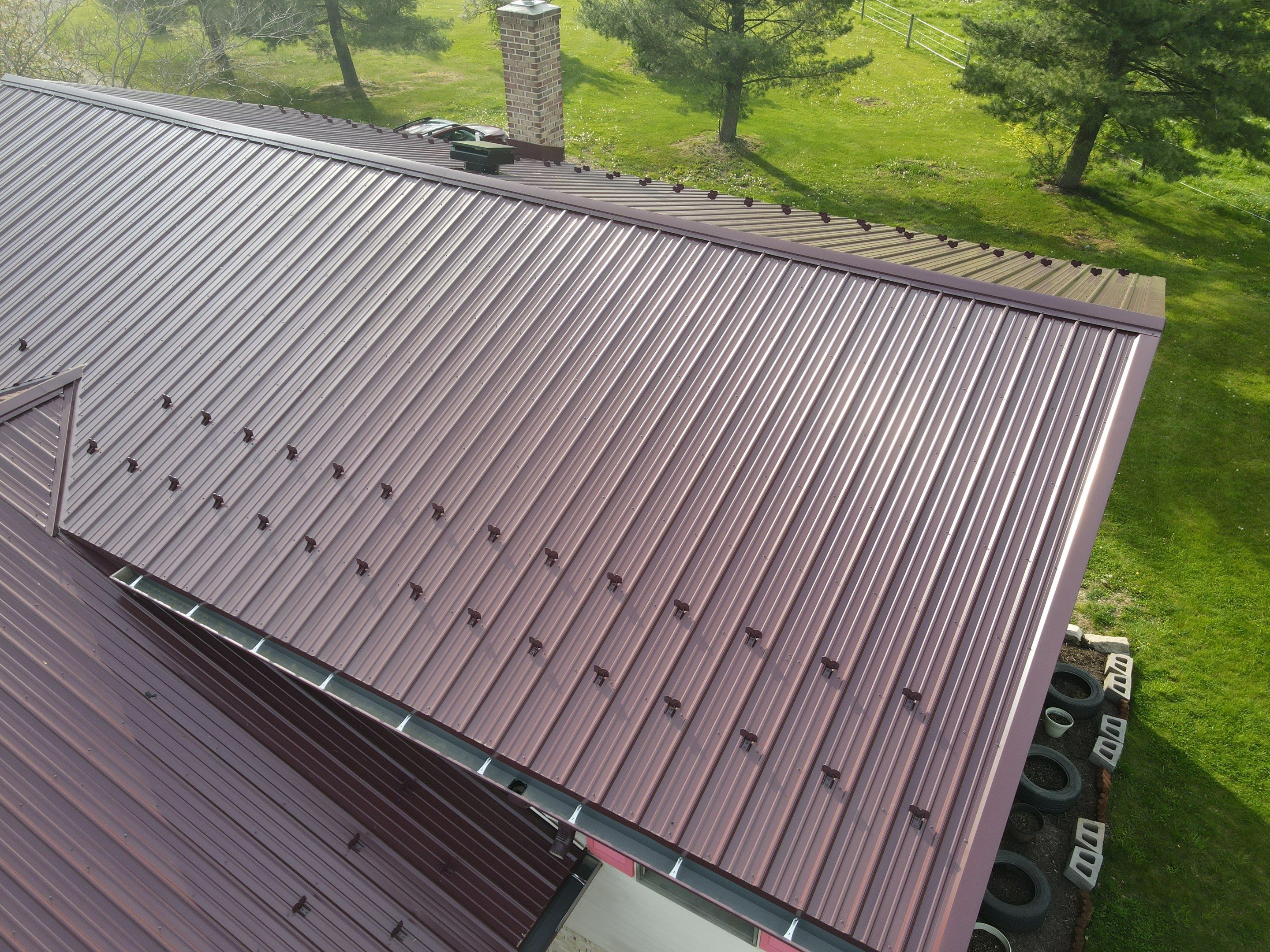 Metal Roof Installation using Everlast Azm panel w/ colourbond process by Teflon Roofing