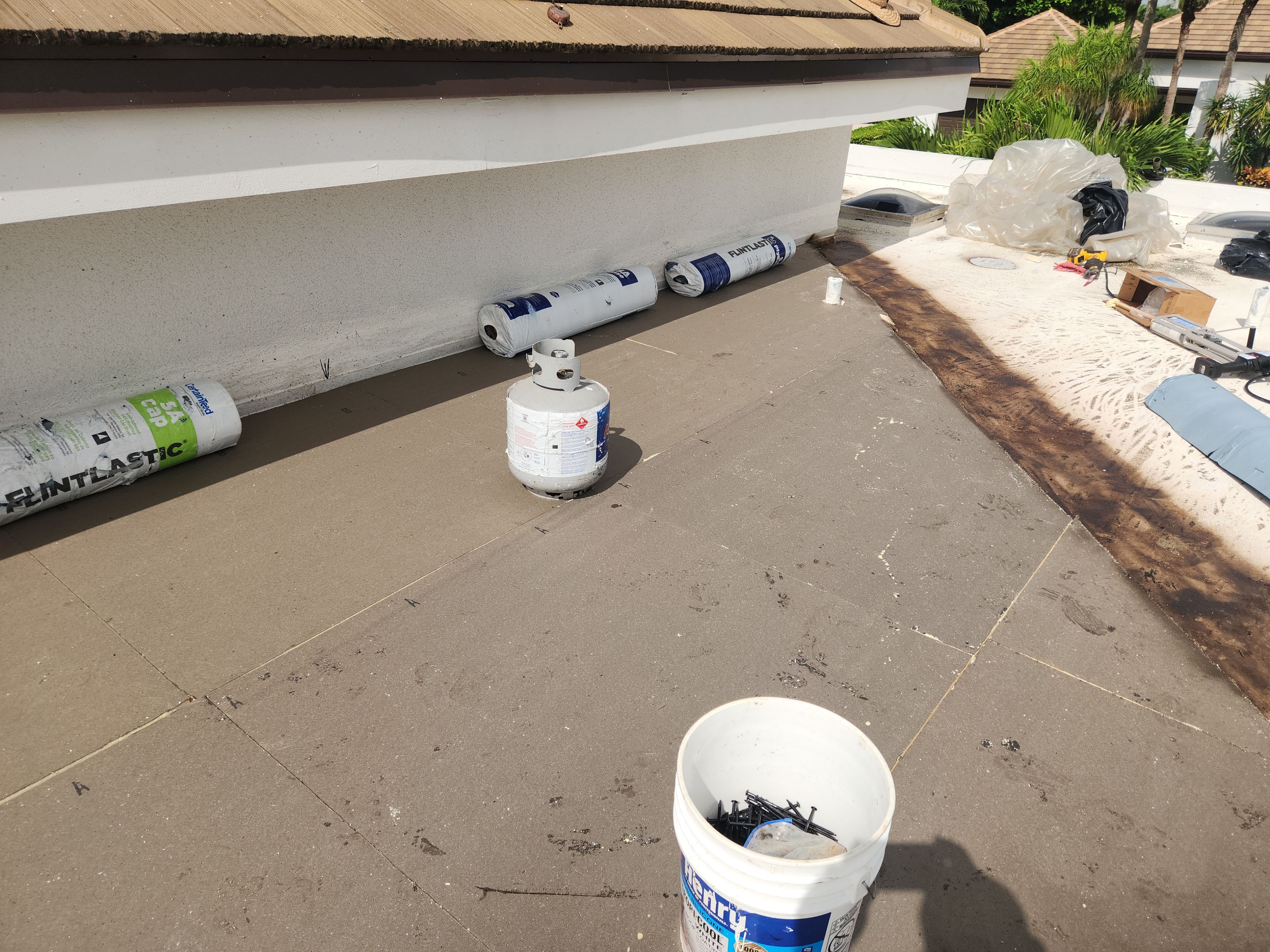 Flat Roof Restoration and Silicone Coating in Boca Raton by Aastro Roofing