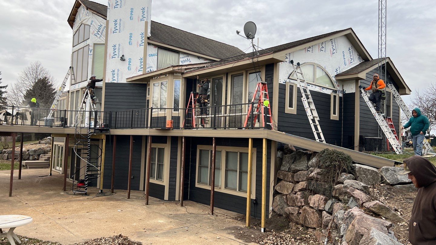 Siding Installation using LP Smart Siding by Stendahl Services