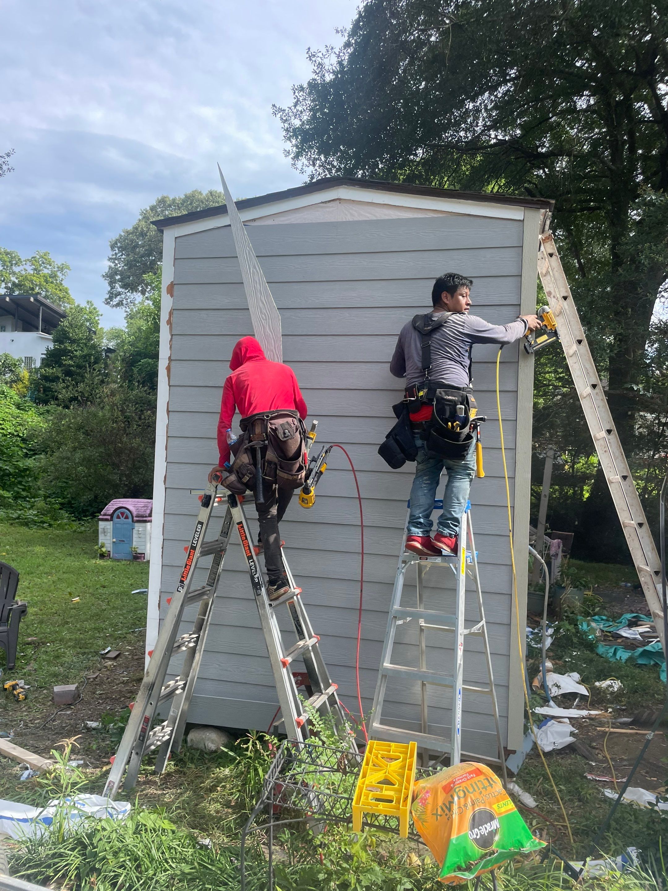tiny home remodel- siding,paint,roofing by Nailed It Roofing & Remodeling LLC