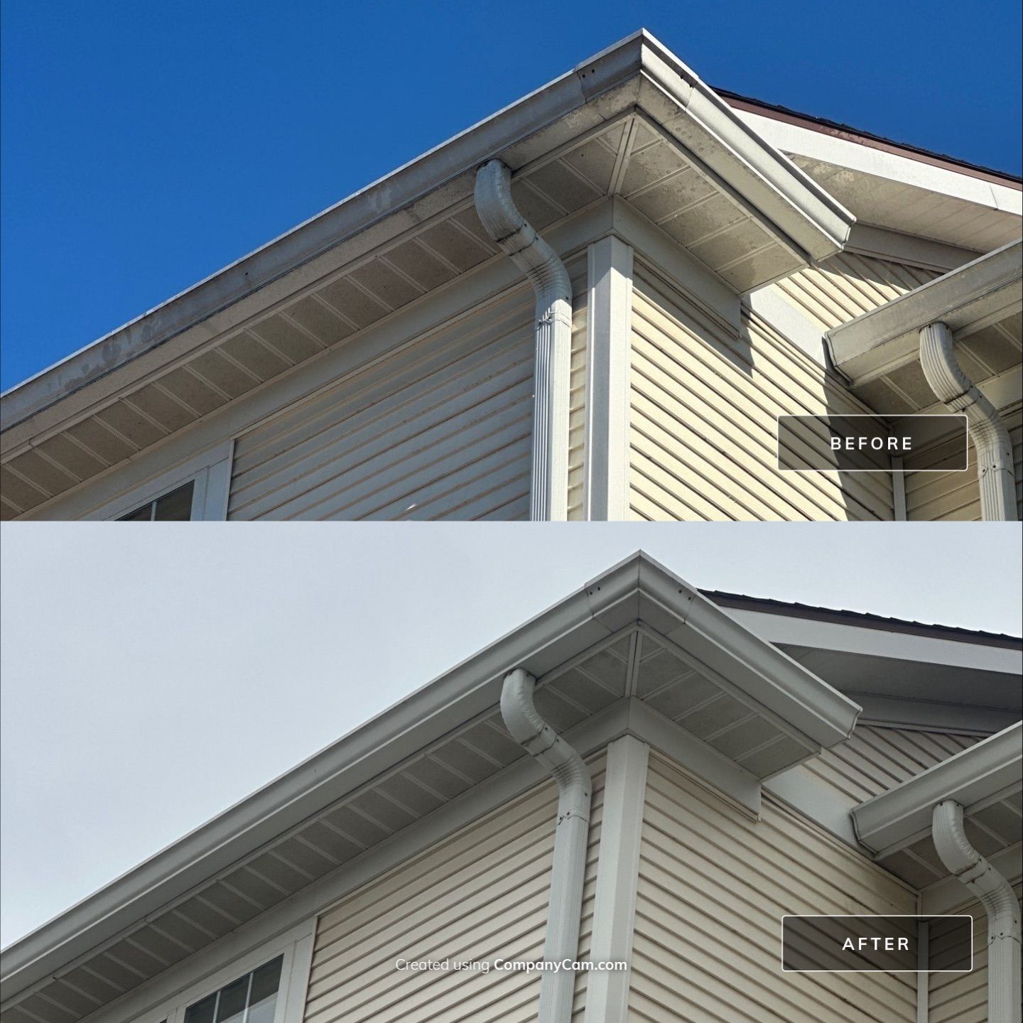 Extended Stay America West Dundee Building Wash by Simmons Power & Soft Washing