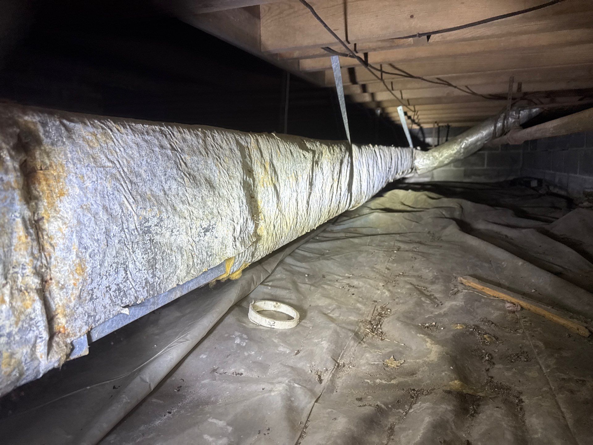 Project in Portsmouth by Patriot Crawl Space Repairs