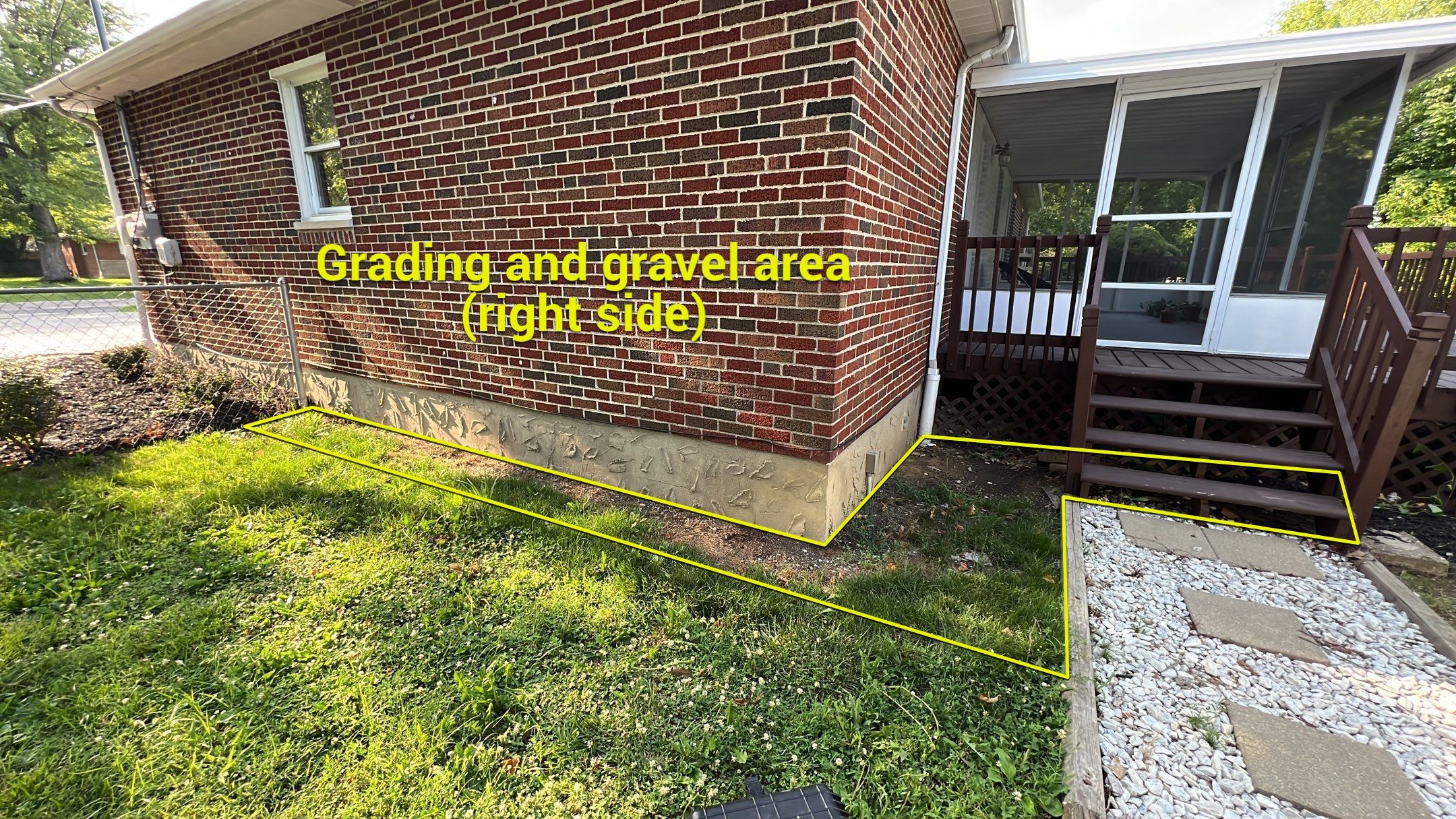 Foundation Grading & Gravel Installation by Reisenberg’s Lawn & Landscape, LLC