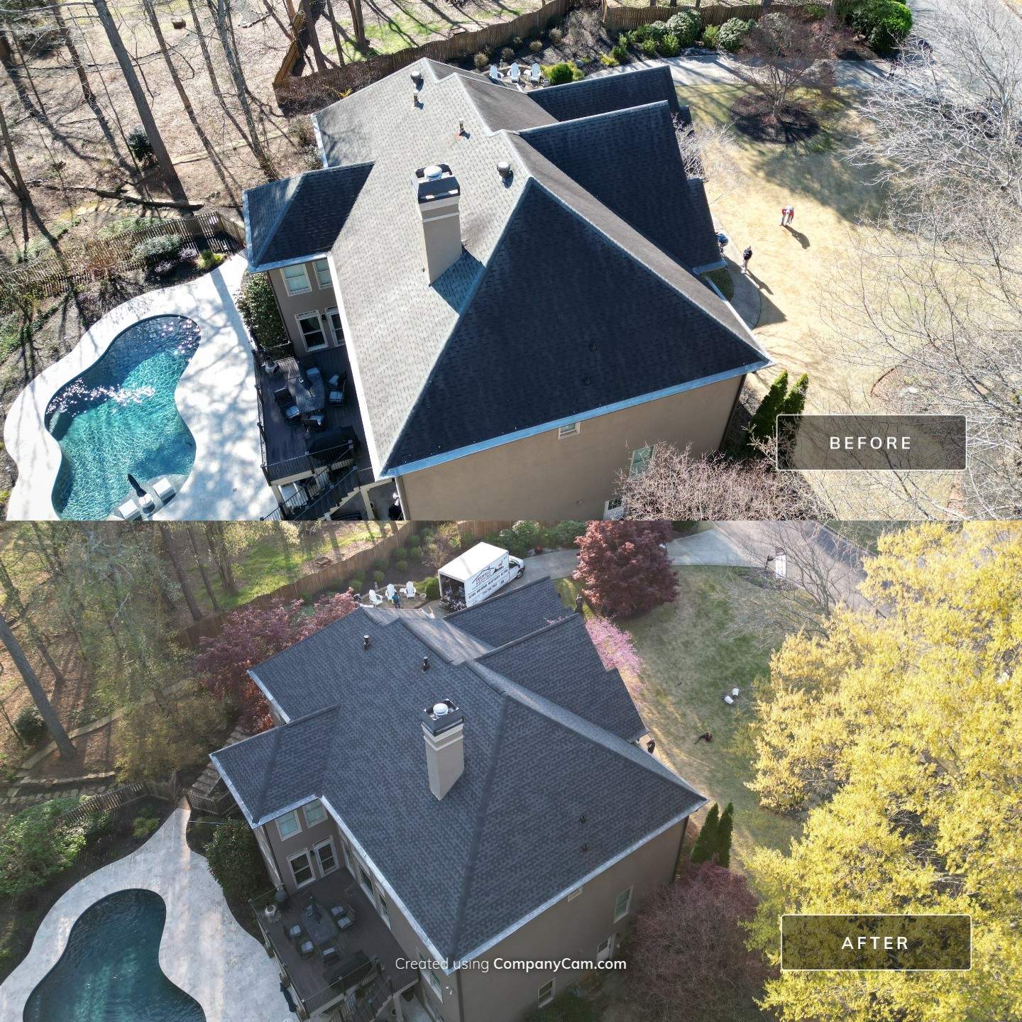 Roof replacement by Deerfield Roofing LLC
