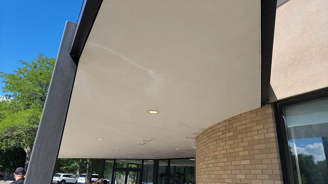 commercial pressure washing using Algaecide, soft wash soap by Northern Power Washing LLC.