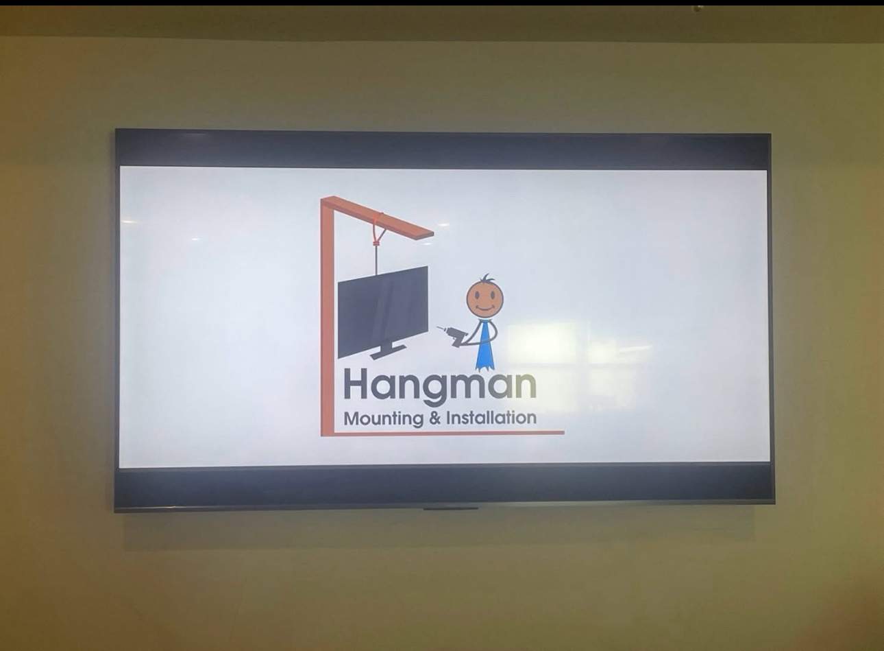 Oversized TV Mounting Projects by Hangman Mounting & Installation 