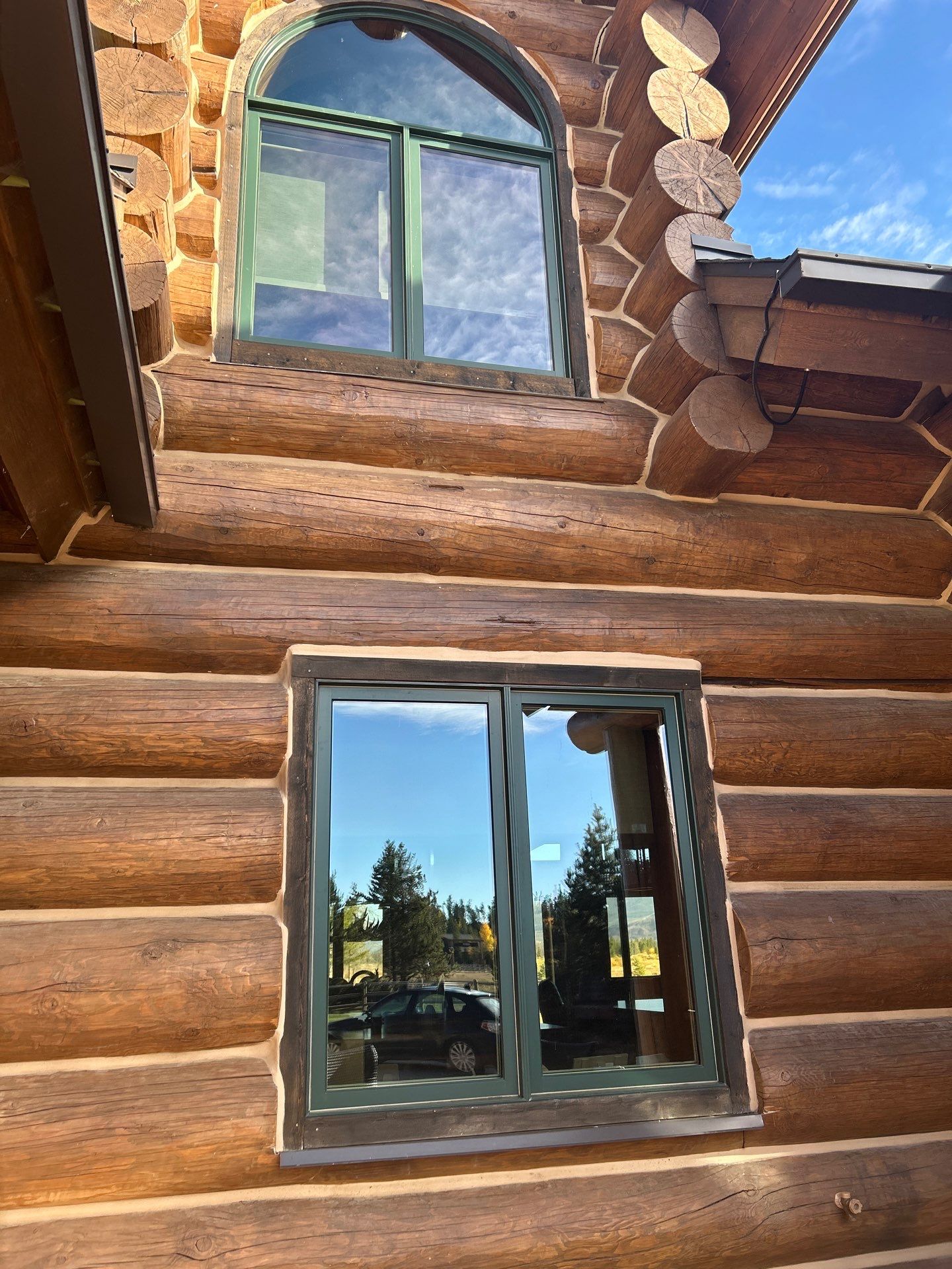 Window Washing Using Ninja Scrubbers by Wheatley Creek Services