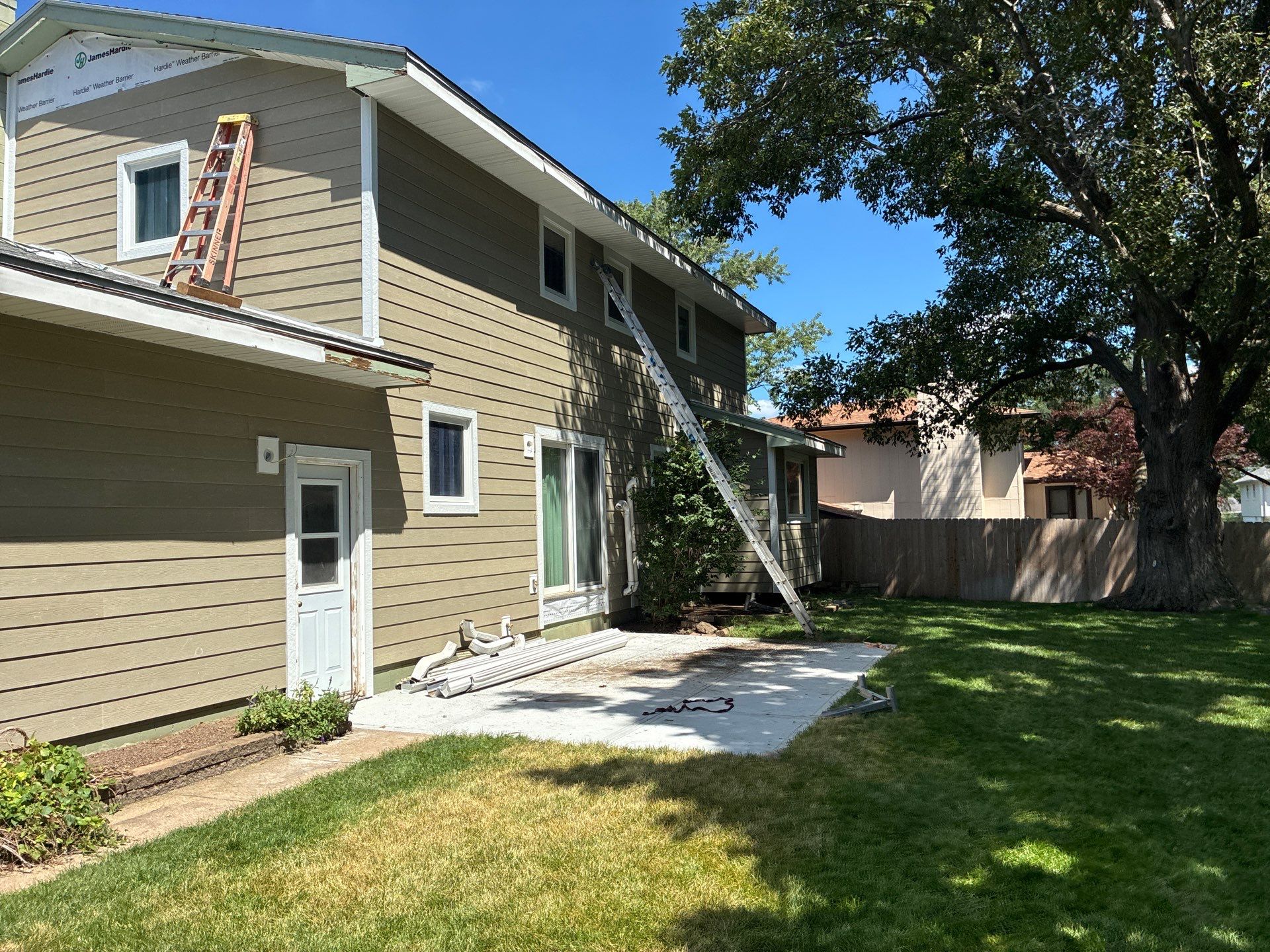 Full James Hardie Siding Replacement and Custom Exterior Paint in Papillion by Carps Complete Exteriors 