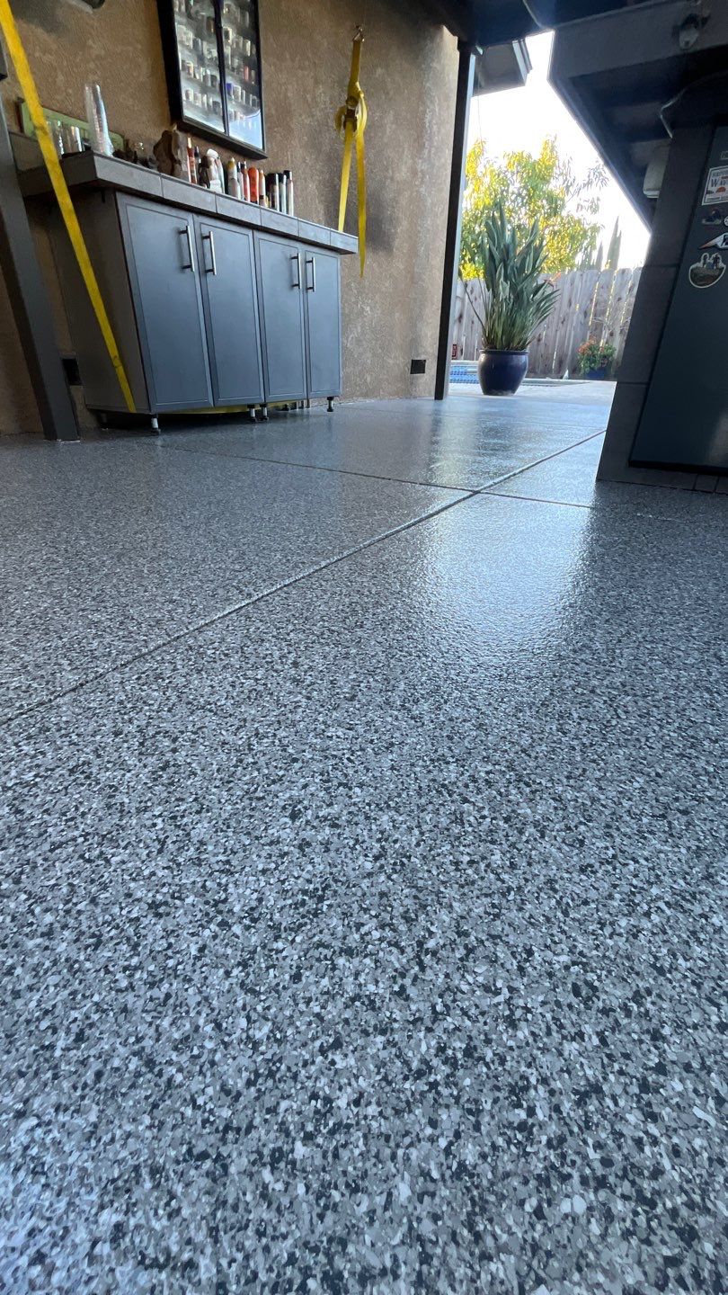 Patio Concrete Coating in Denair by Lancaster Painting