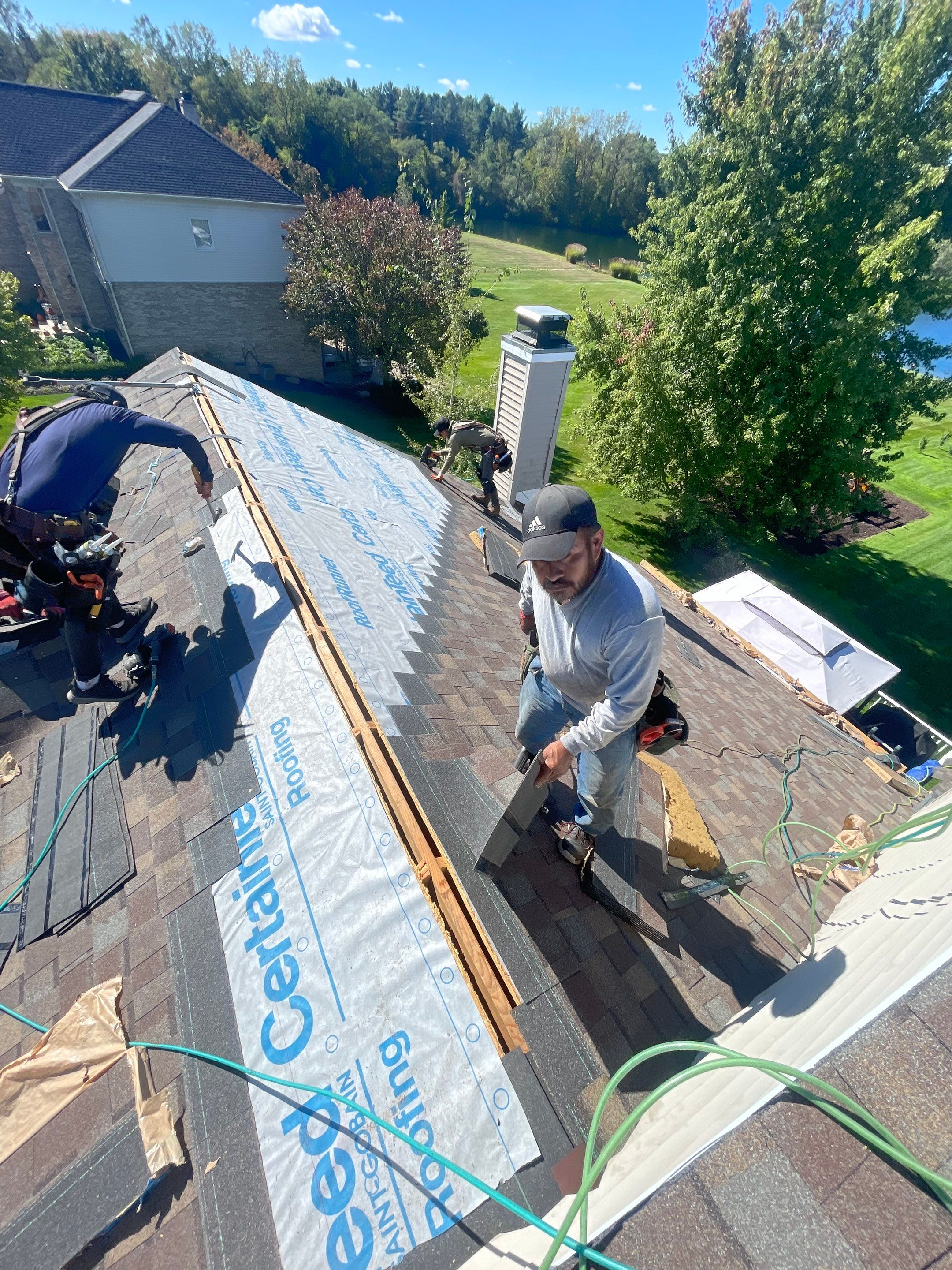 Roof Replacement using CertainTeed Landmark Pro by 180 Contractors