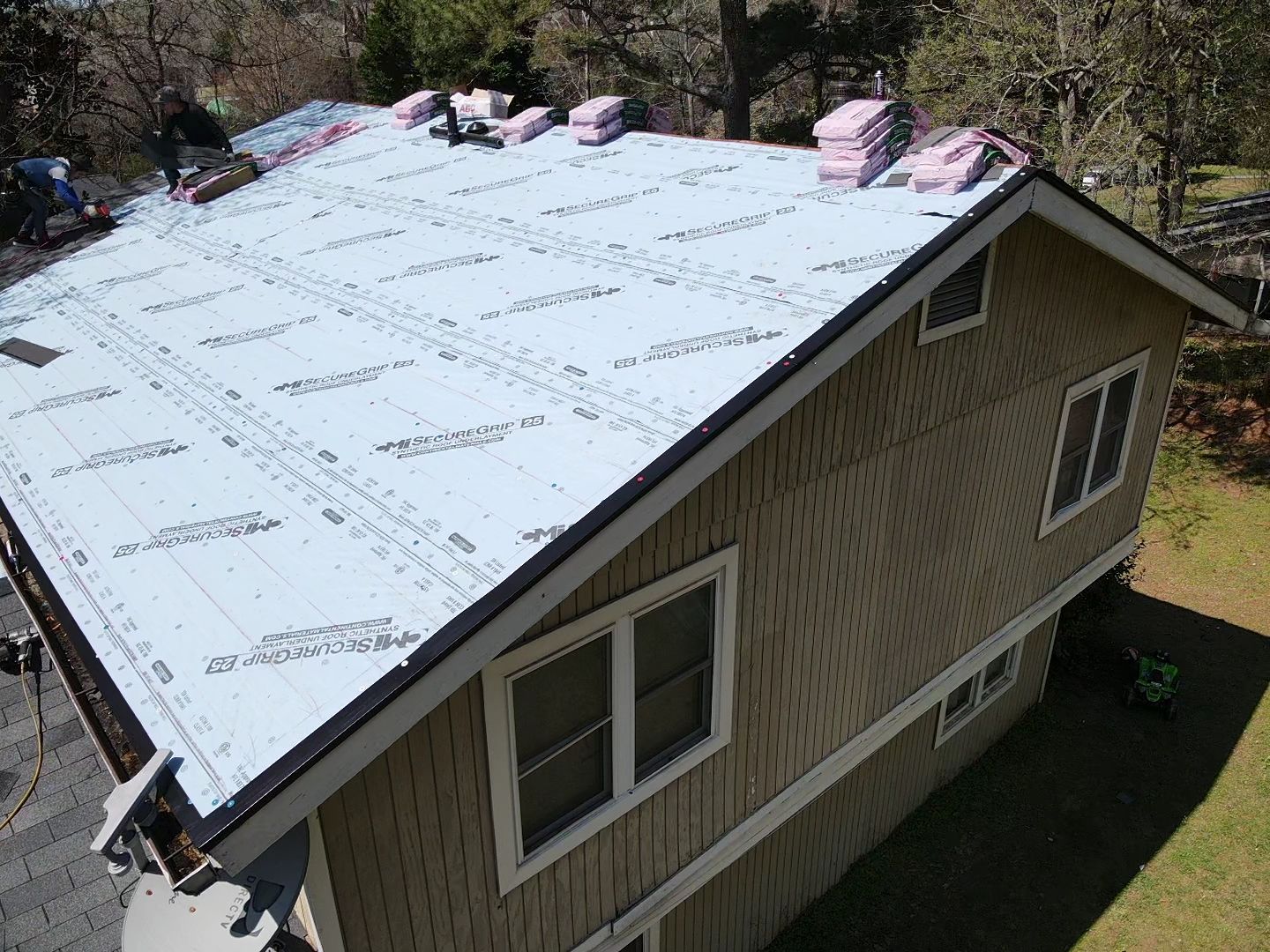 Residential Roofing Installation using Owens Corning by Inspector Roofing and Restoration