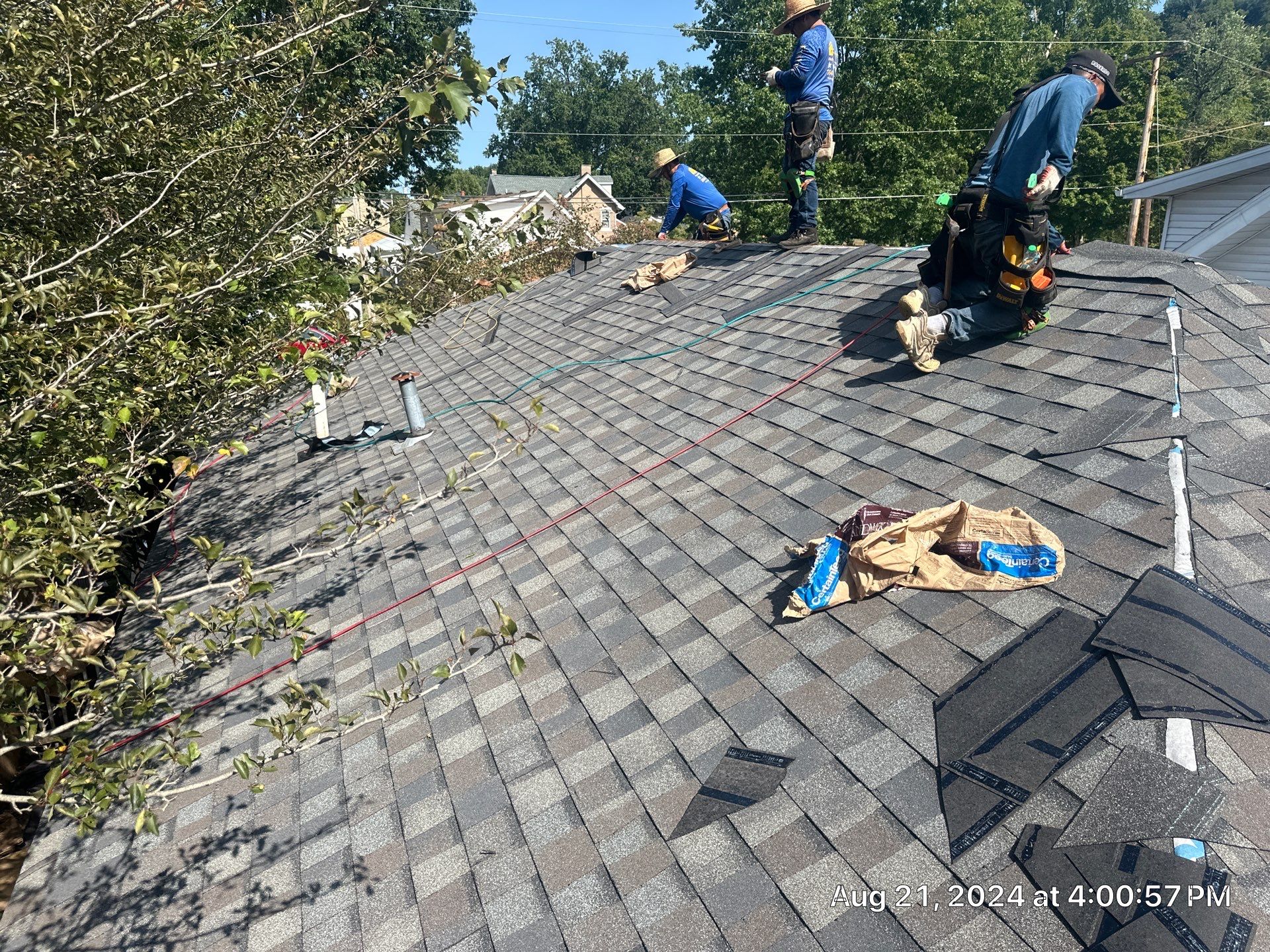 Residential Roofing Installation using Certainteed Landmark Pro Shingles by Fahey Roofing + Contracting