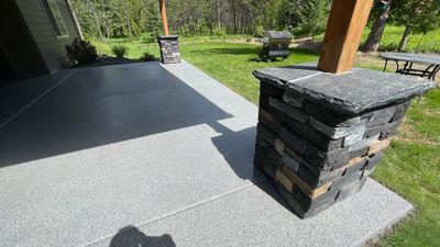 Patio Transformation using Slate Hybrid